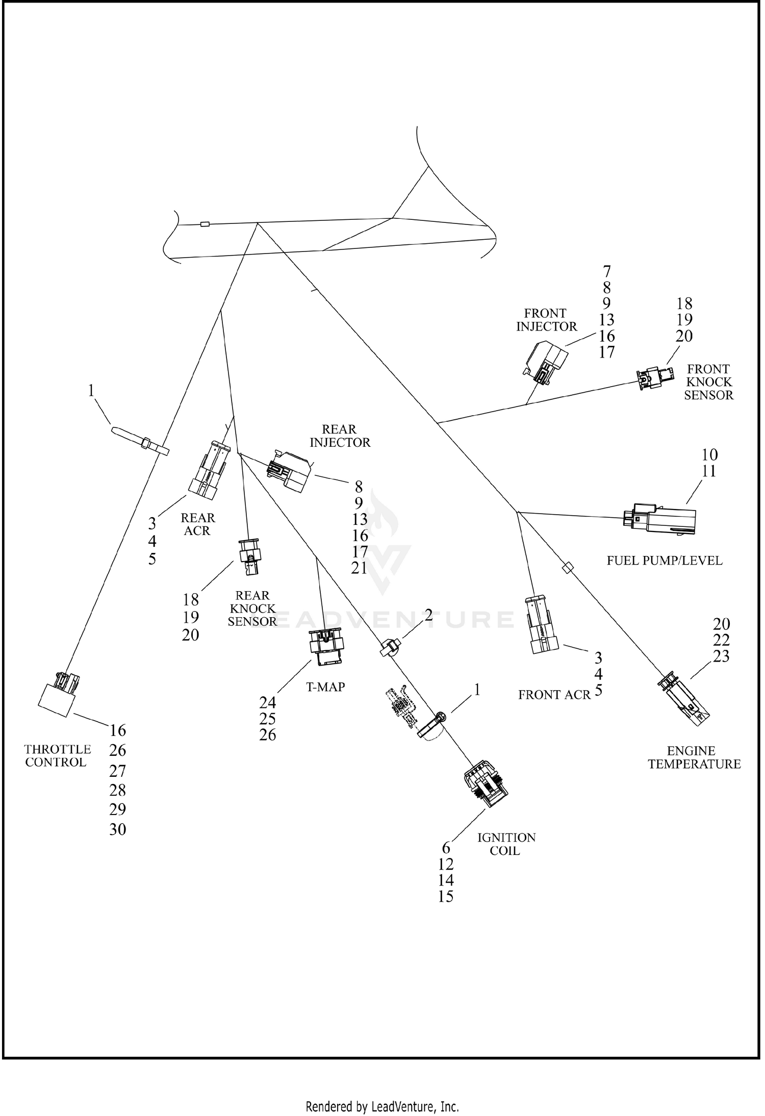WIRING HARNESS, MAIN (3  OF 11)