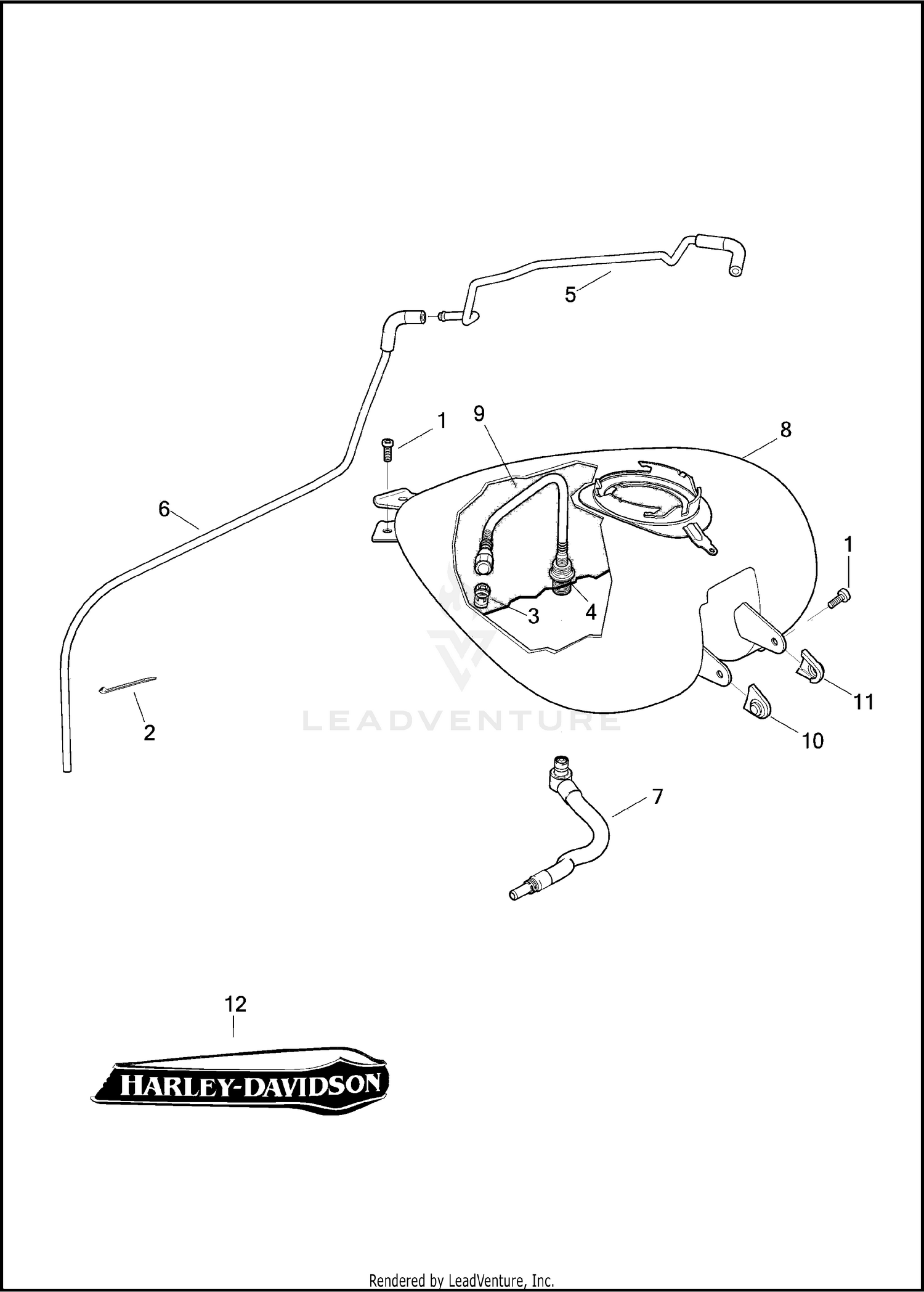 FUEL TANK - FLHTCUTG