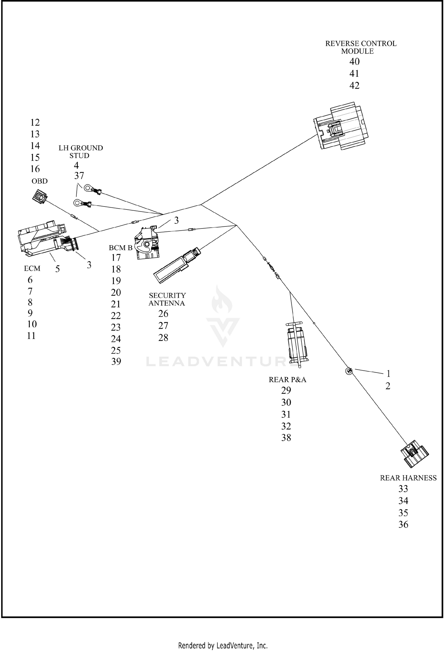 WIRE HARNESS, MAIN - FLTRT (5 OF 9)