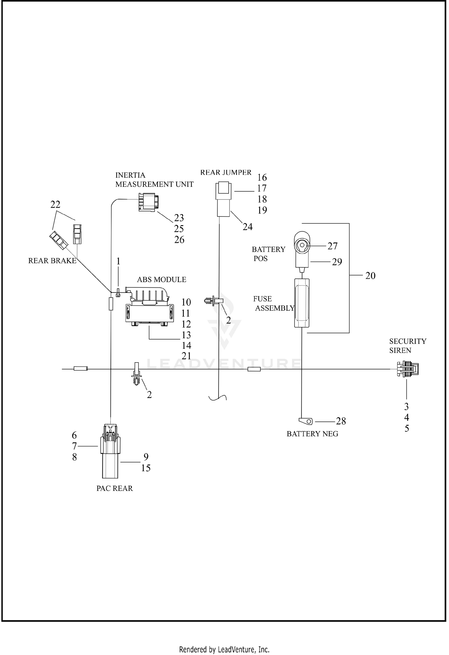 WIRING HARNESS, MAIN (4 OF 6)