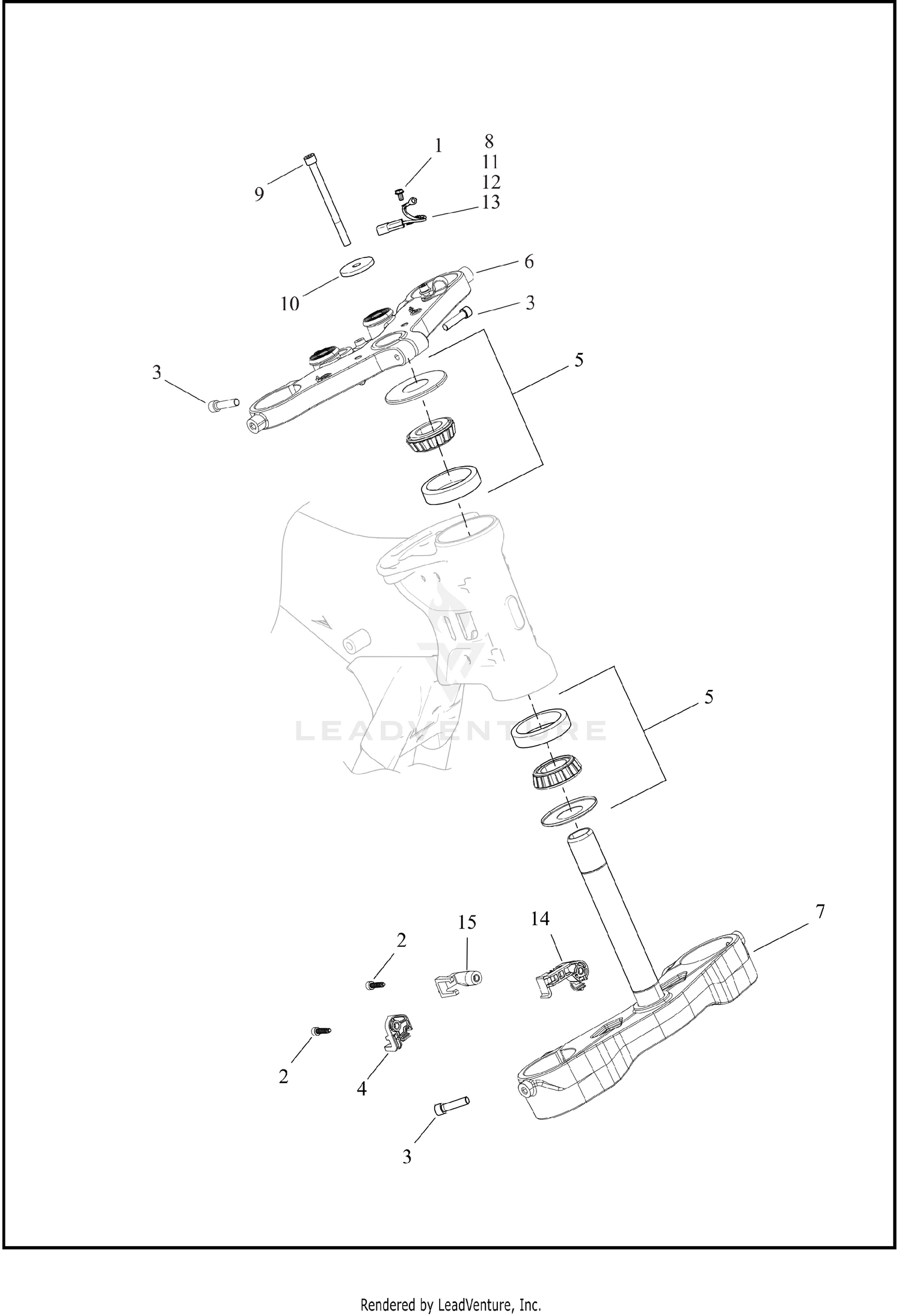 FORK BRACKETS, FRONT