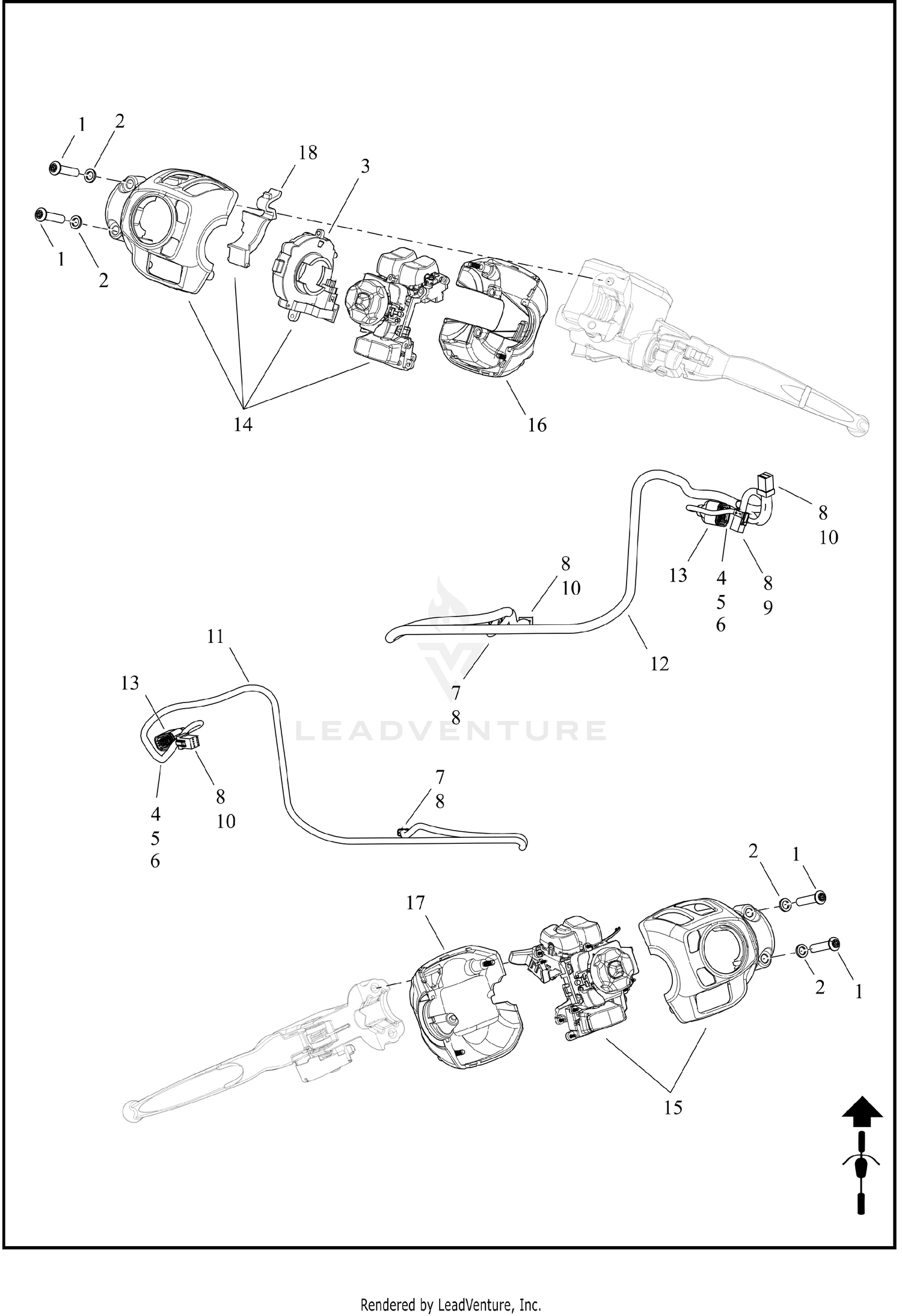 SWITCHES, HANDLEBAR