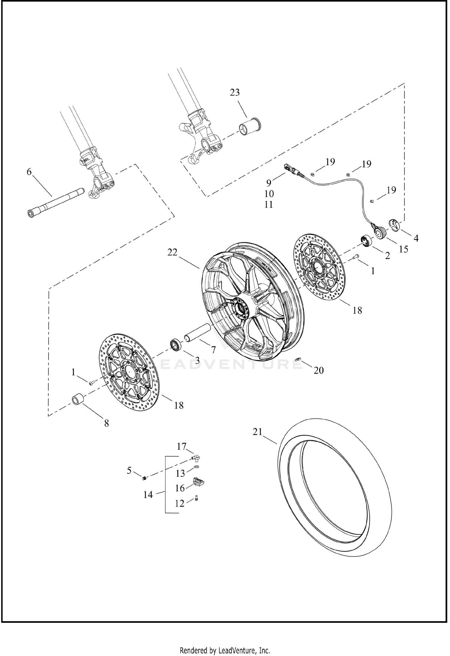 WHEEL, FRONT