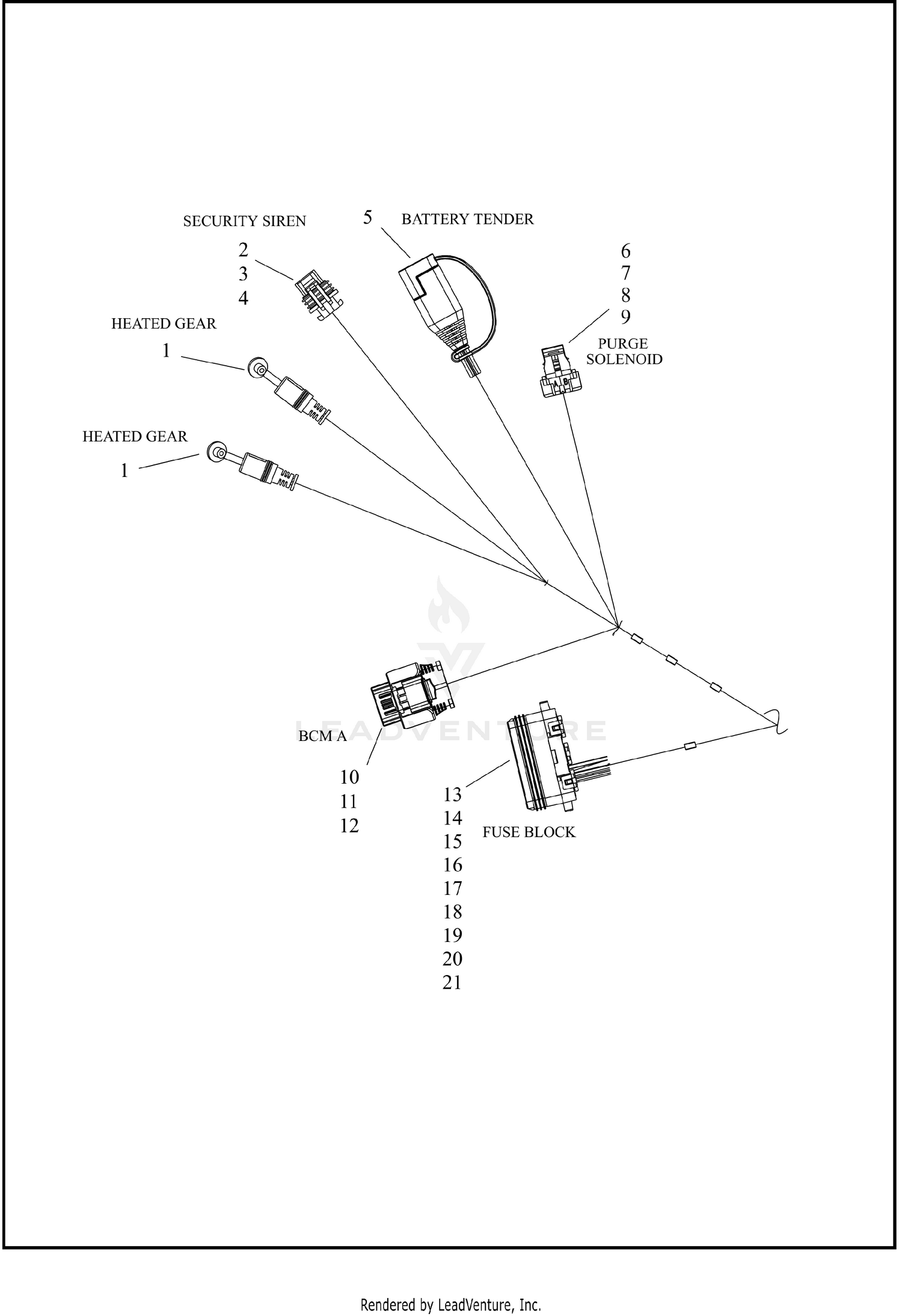 WIRE HARNESS, MAIN - FLHX/FLHXL (4 OF 9)