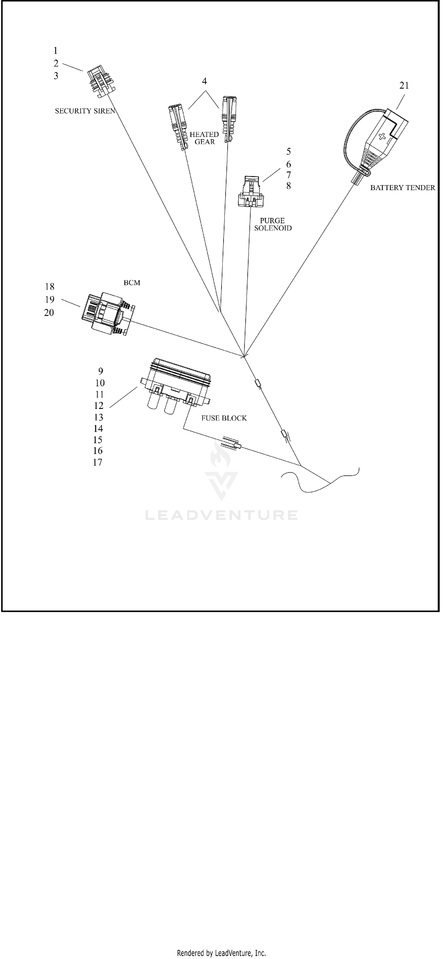 WIRING HARNESS, MAIN (4  OF 11)