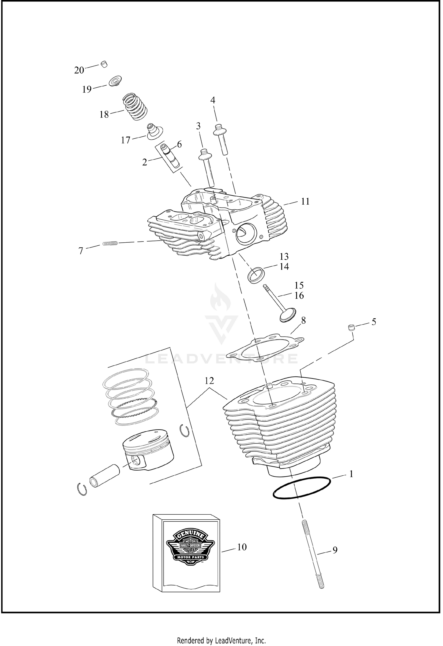 CYLINDERS, HEADS & VALVES - TWIN CAM 96™
