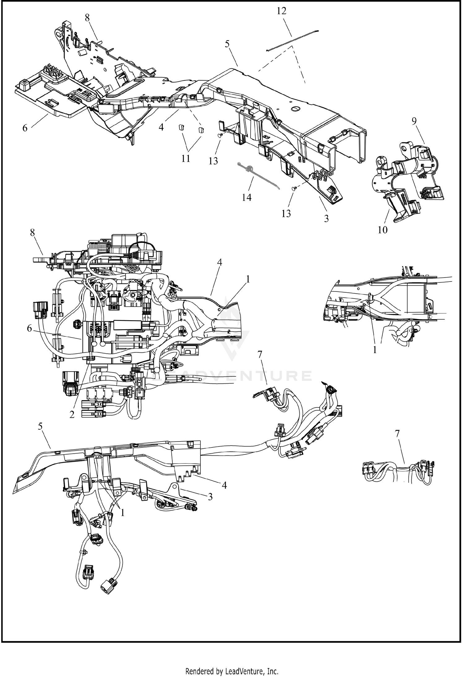 WIRING HARNESS, MAIN (9 OF 11)