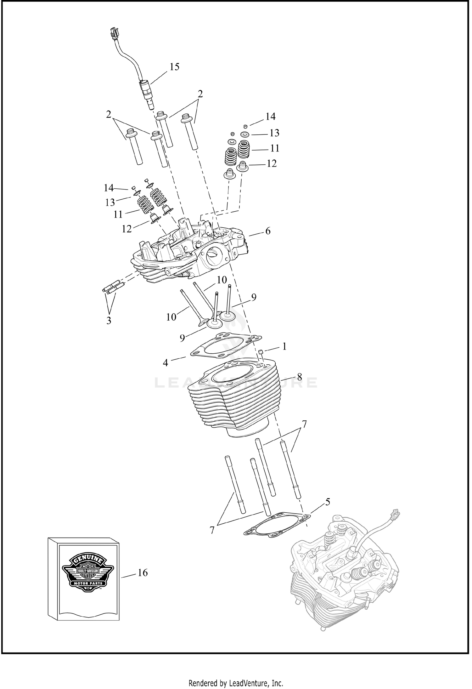 CYLINDERS, HEADS AND VALVES