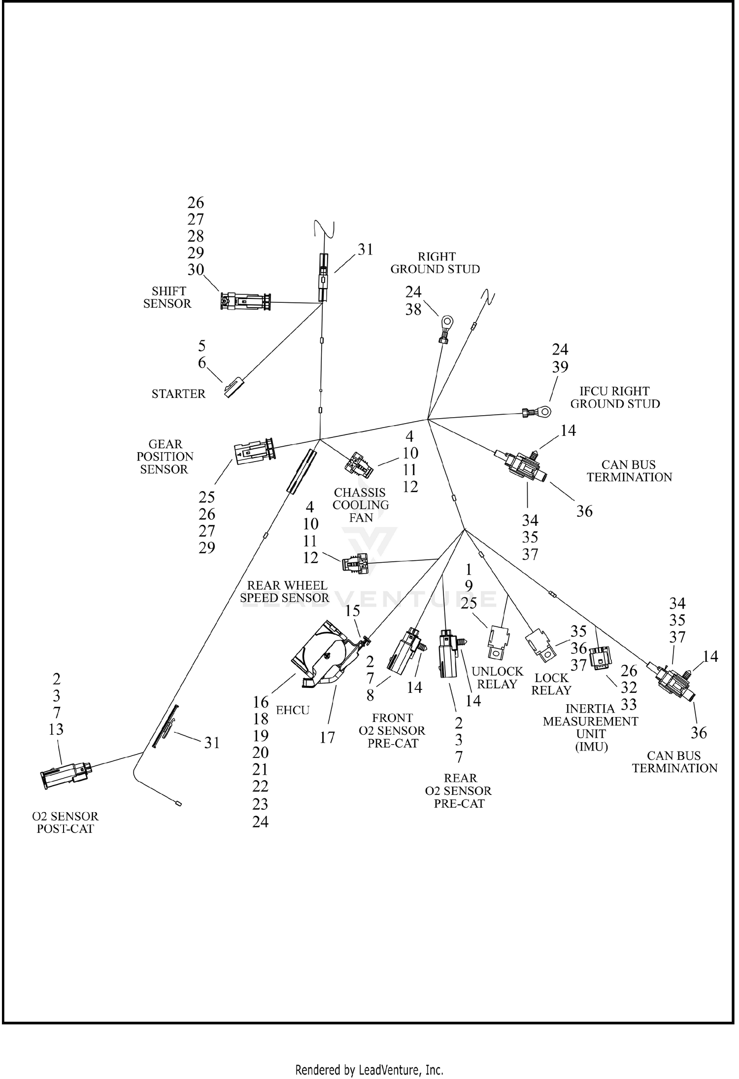 WIRING HARNESS, MAIN (6 OF 11)