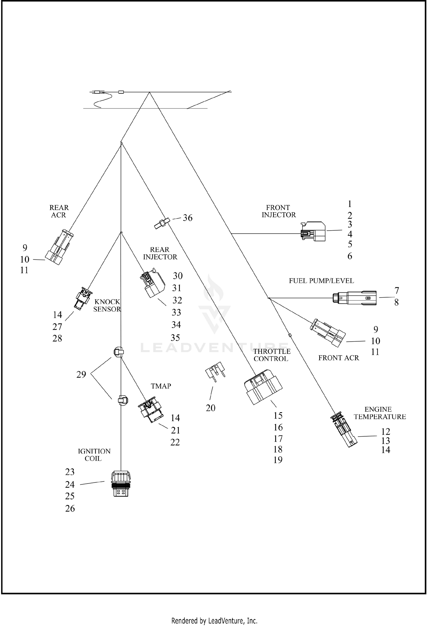 WIRING HARNESS, MAIN (3 OF 11)