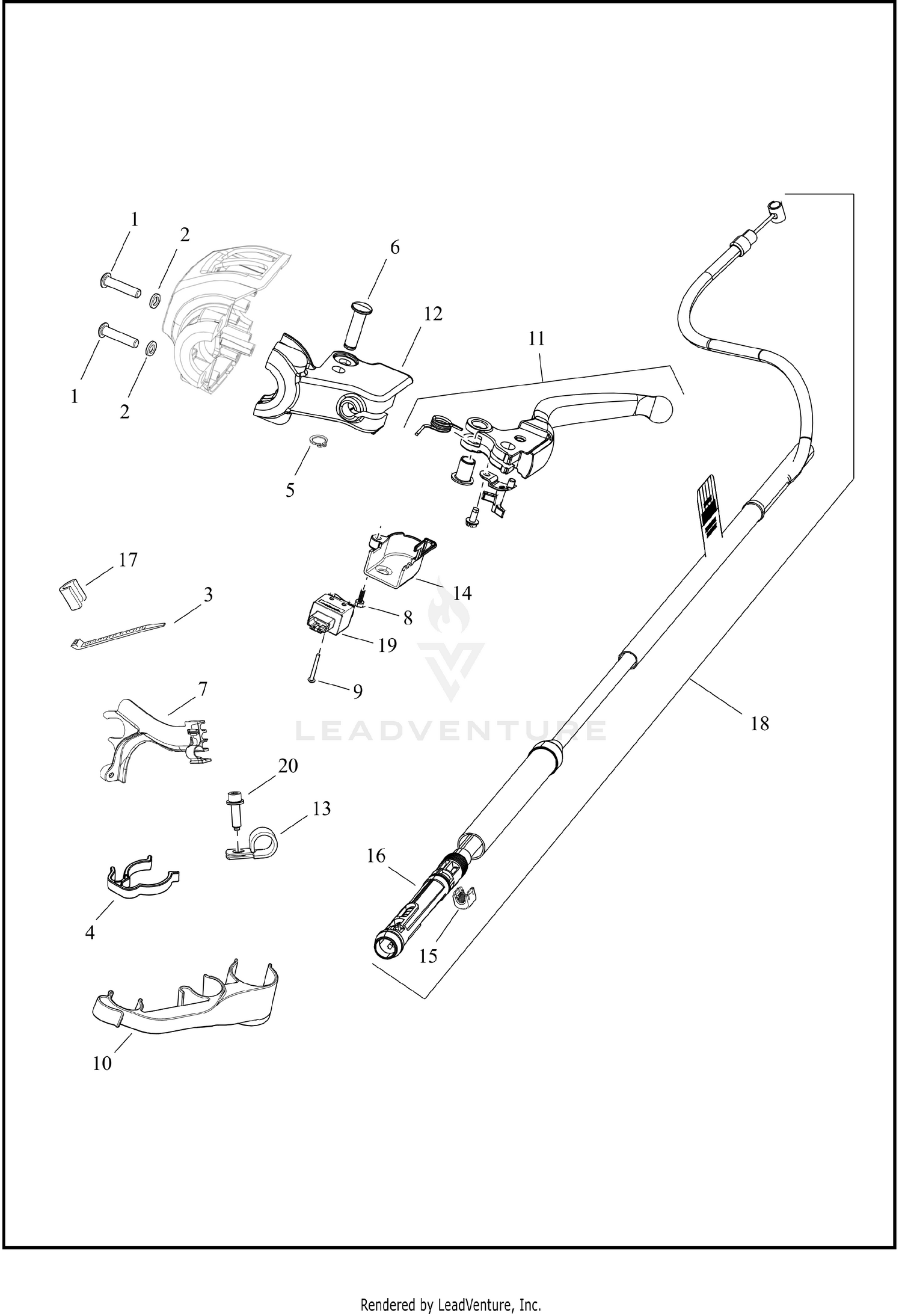 CLUTCH CONTROL - UPPER