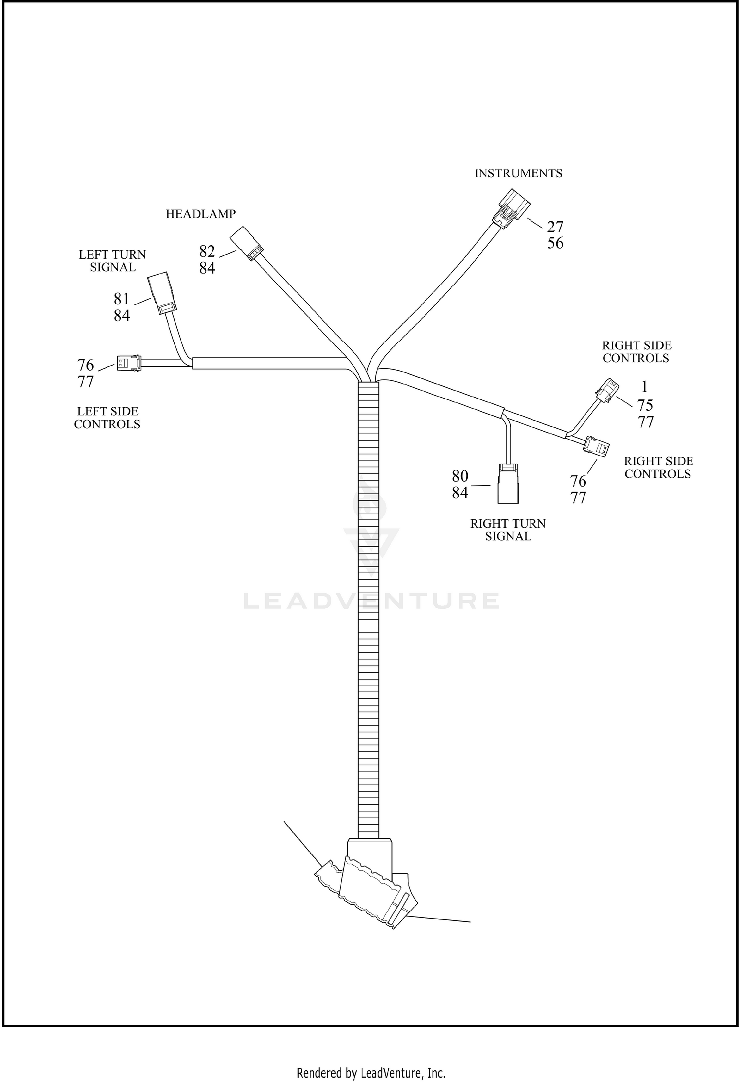 WIRING HARNESS, MAIN, NON-ABS