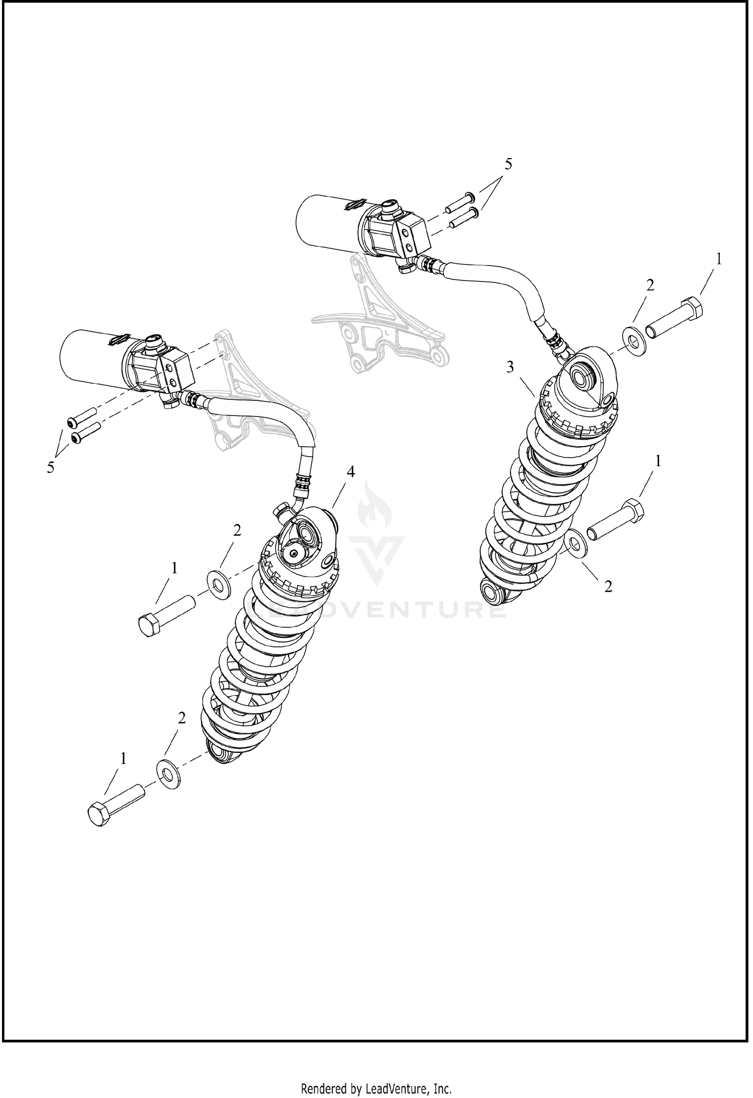 SHOCK ABSORBERS, REAR