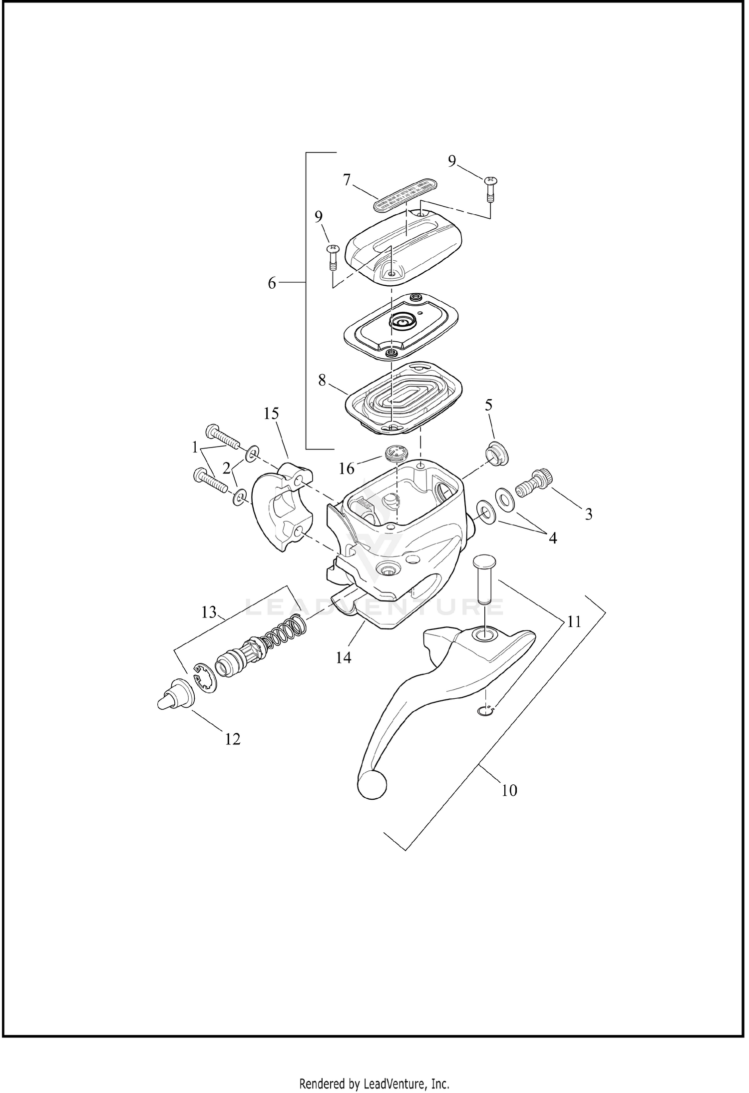 BRAKE CONTROL, FRONT