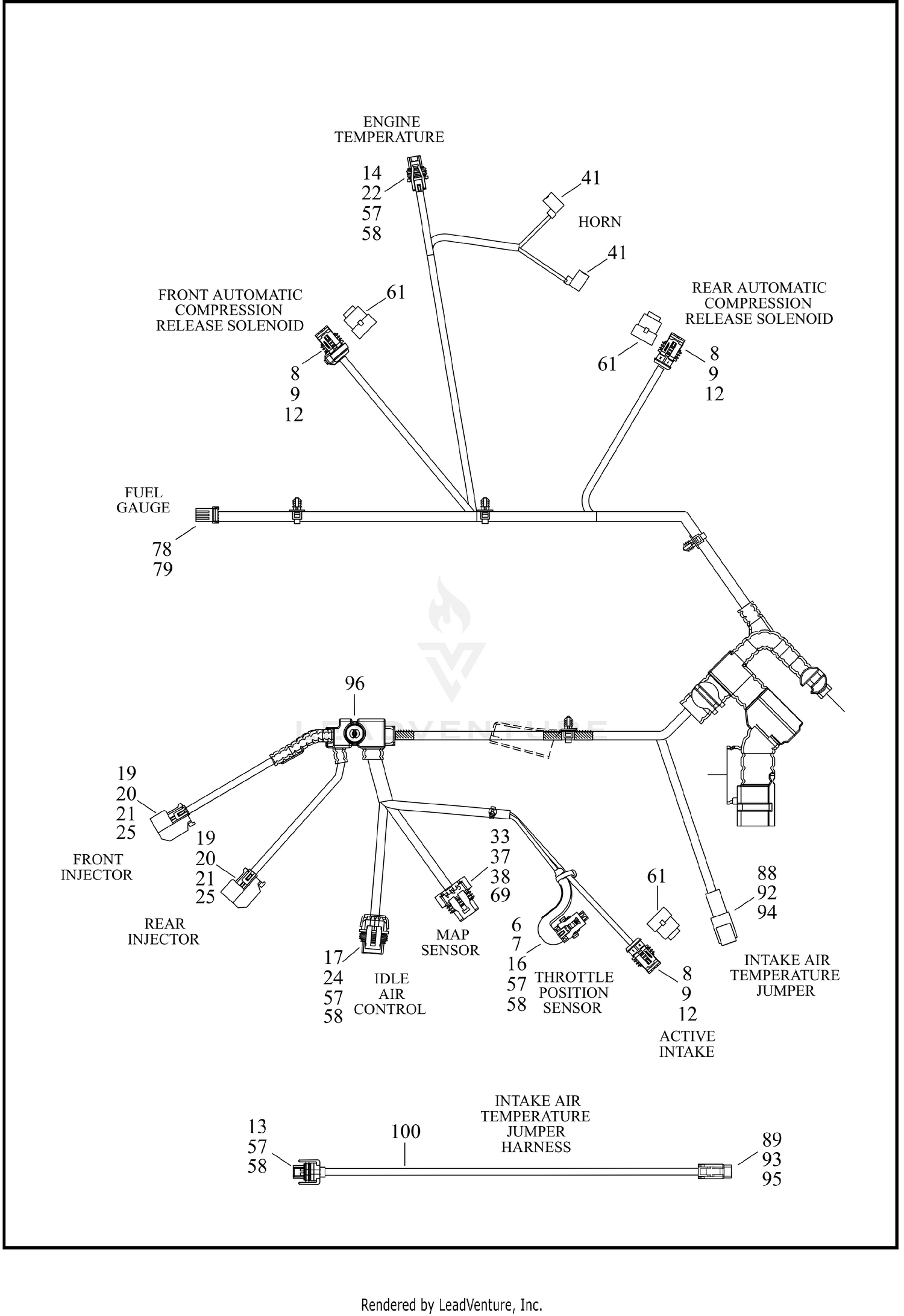 WIRING HARNESS, MAIN, NON-ABS (5 OF 5)