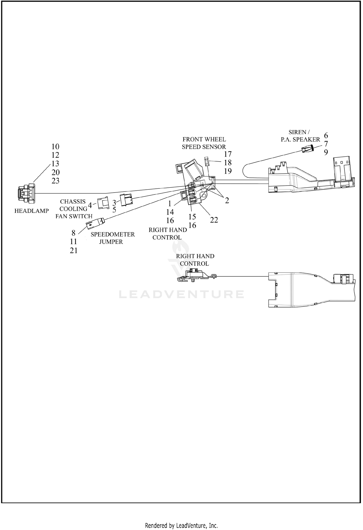 WIRING HARNESS, MAIN, ABS - FLHP (2 OF 9)