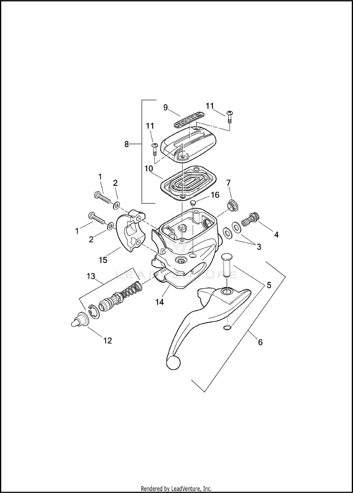 BRAKE CONTROL, FRONT