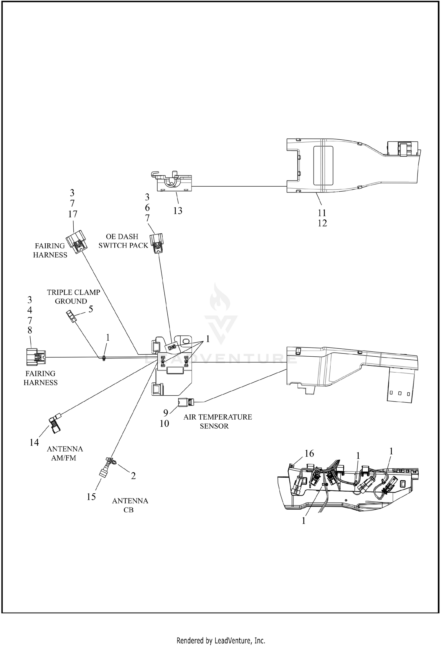 WIRING HARNESS, MAIN - FLHTCUTG, FLHTCUTGANV