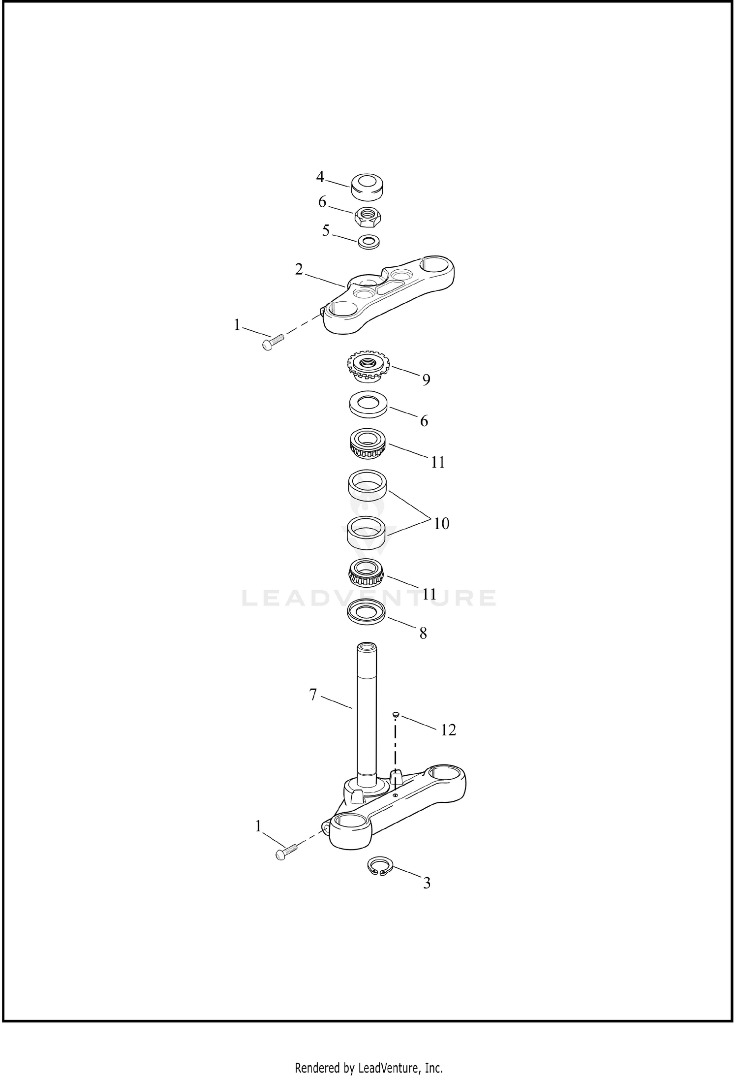 FORK BRACKETS, FRONT