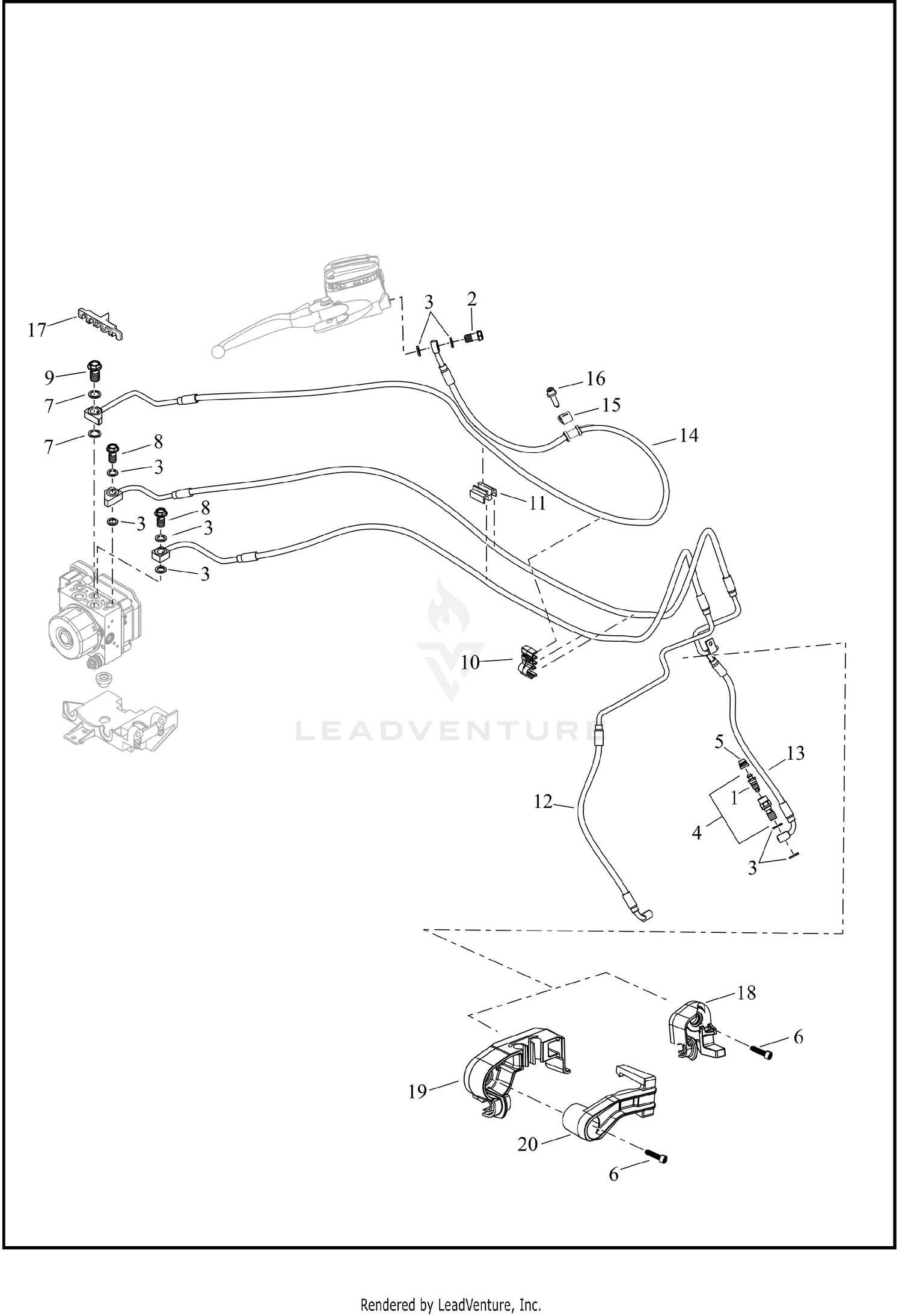 BRAKE LINES, FRONT