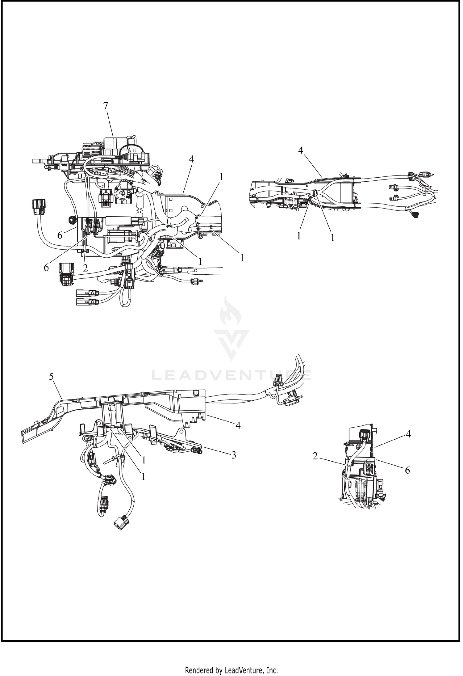 WIRING HARNESS, MAIN (9 OF 11)