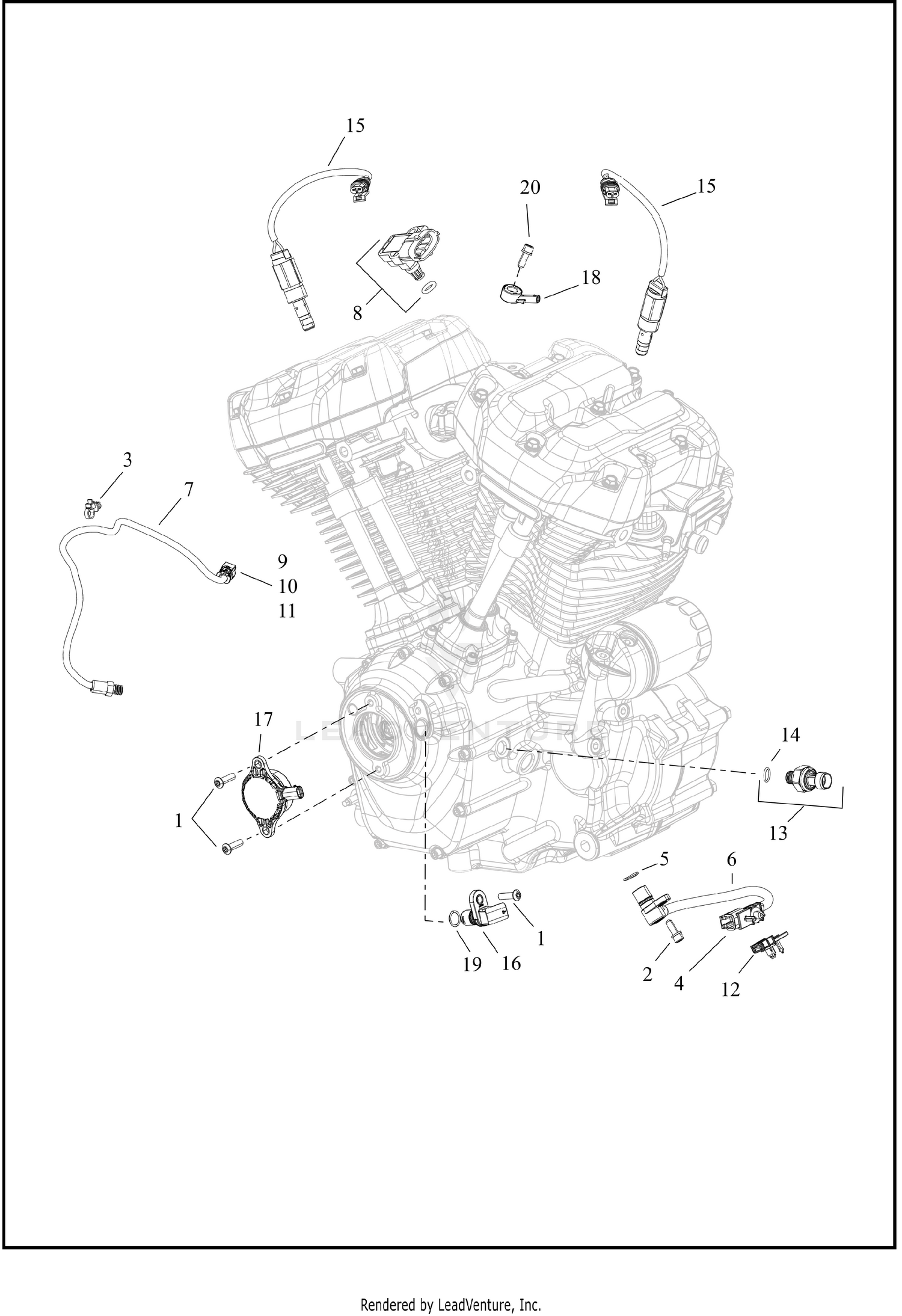 SENSORS AND SWITCHES, ENGINE
