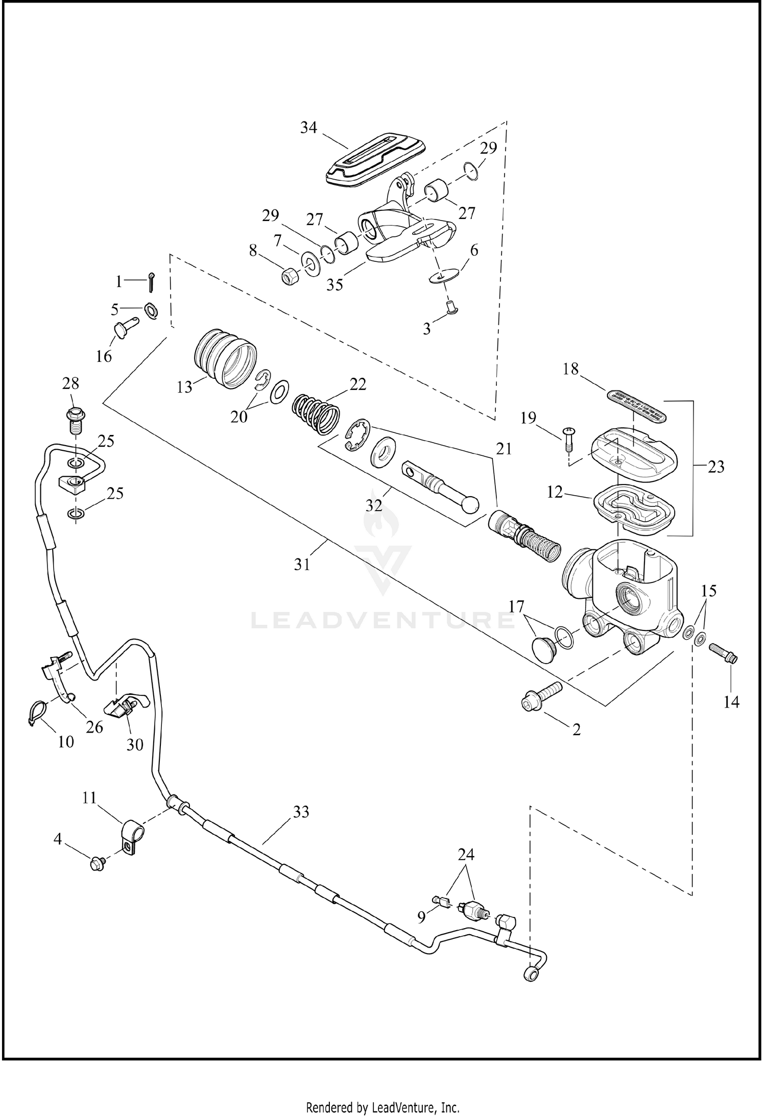 BRAKE CONTROL, REAR