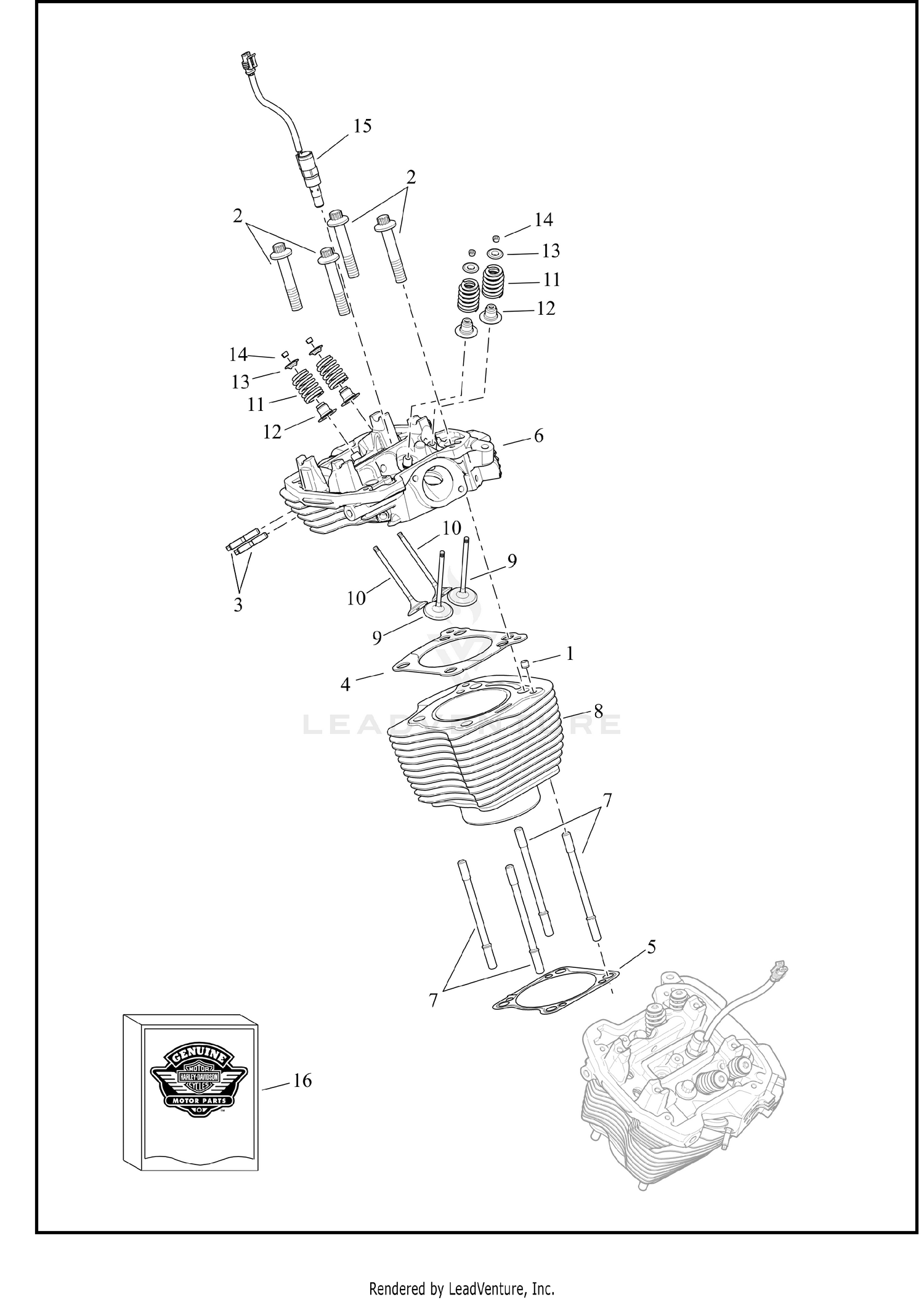 CYLINDERS, HEADS AND VALVES
