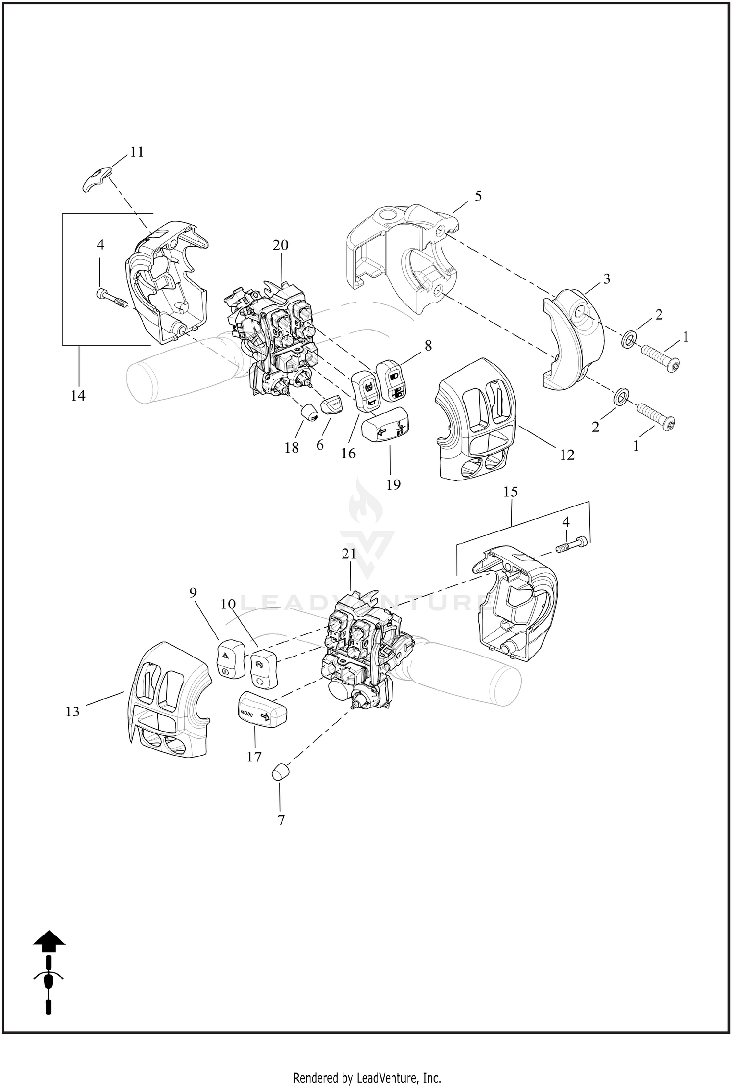 SWITCHES, HANDLEBAR