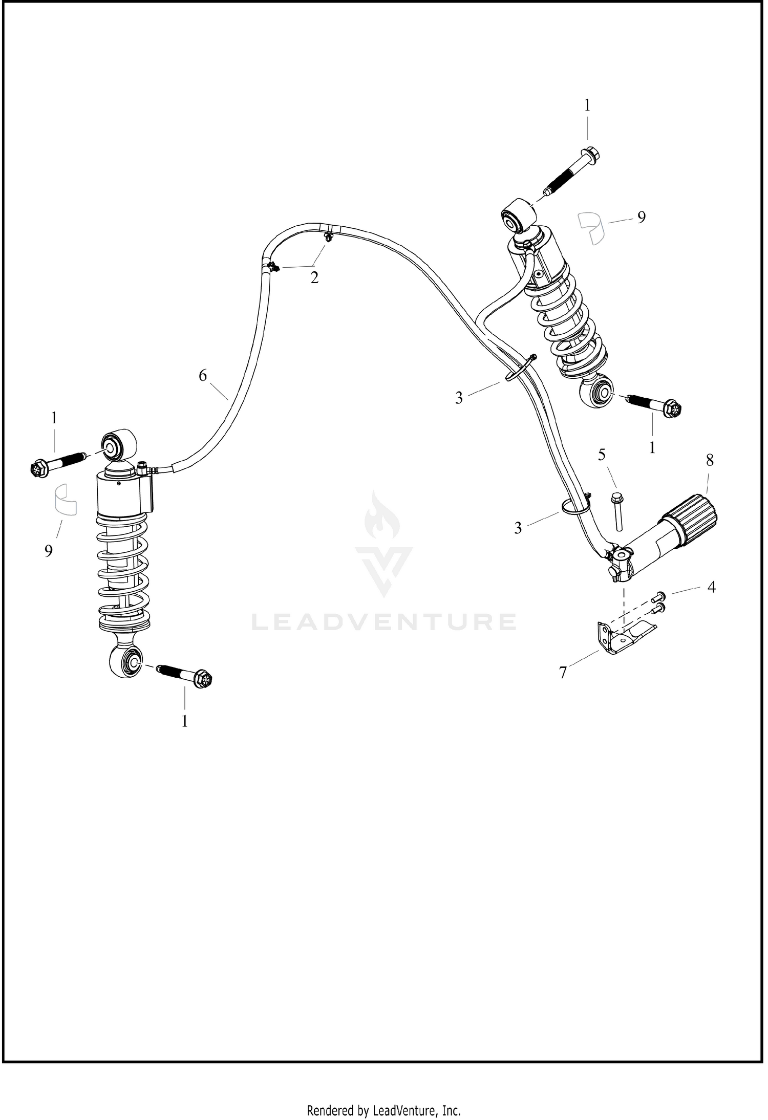 SHOCK ABSORBERS, REAR