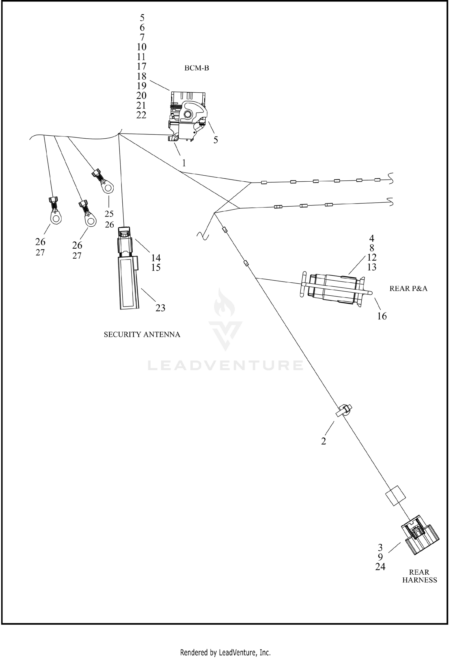 WIRING HARNESS, MAIN (5 OF 11)