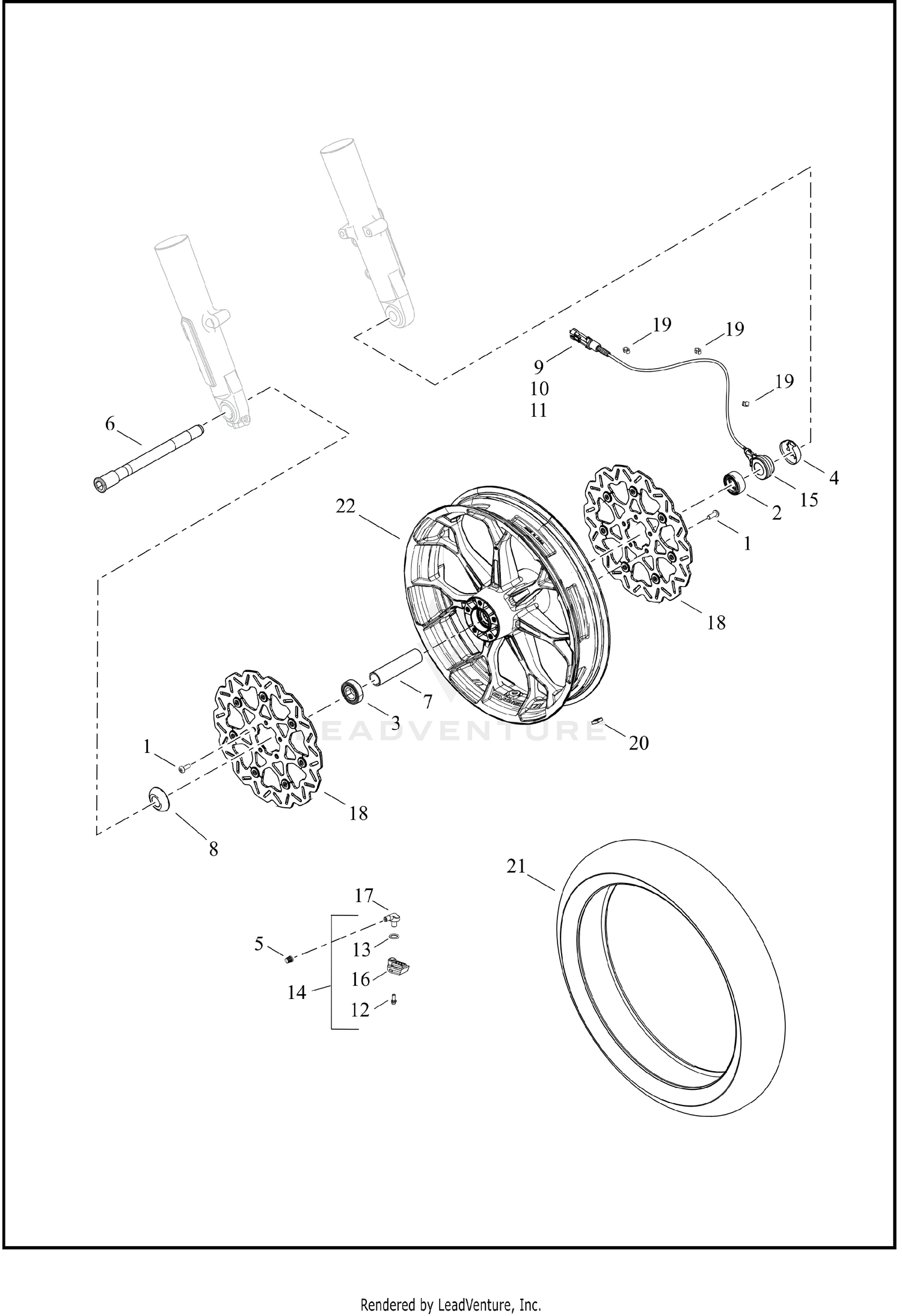 WHEEL, FRONT
