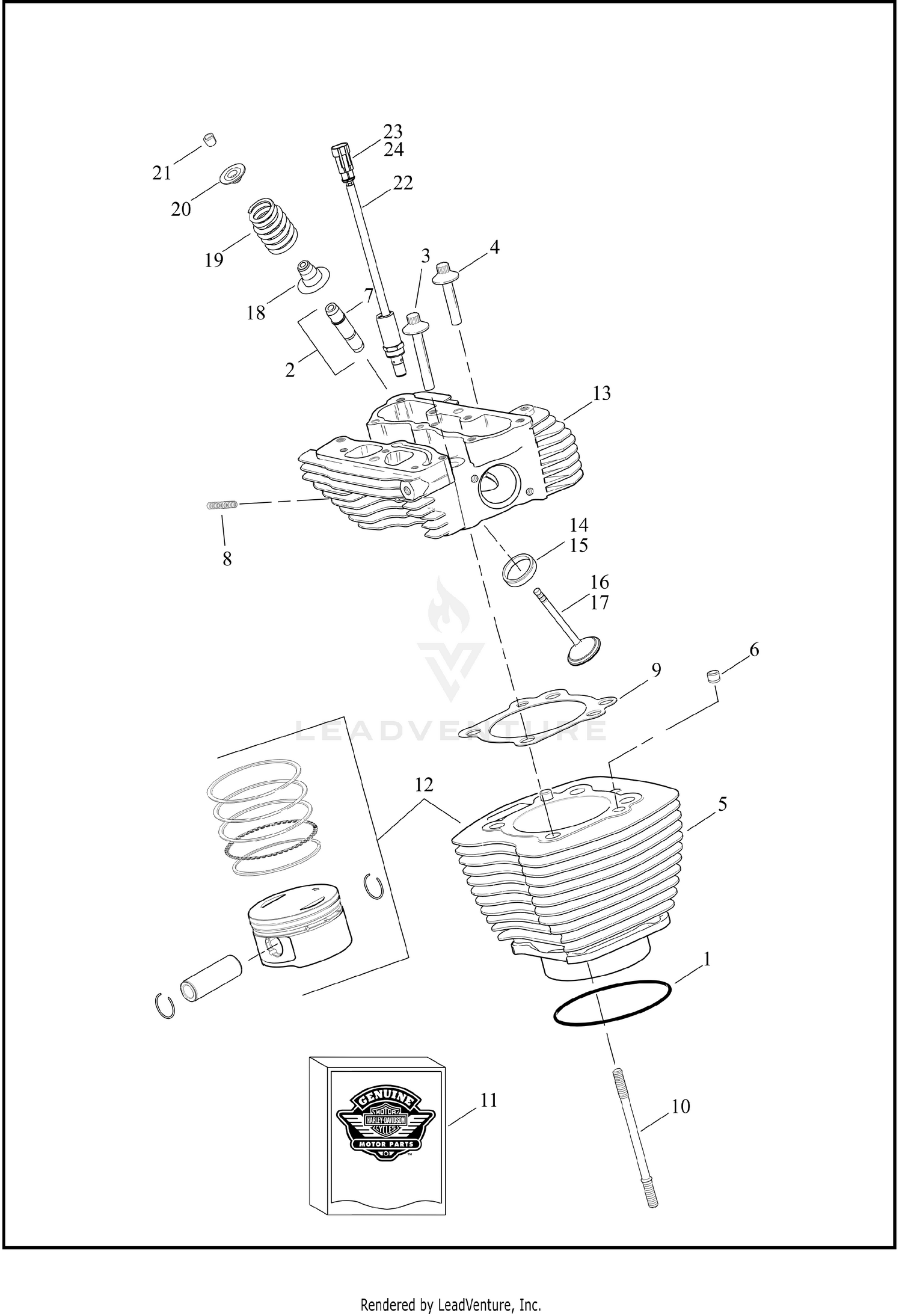 CYLINDERS, HEADS & VALVES - TWIN CAM 103™
