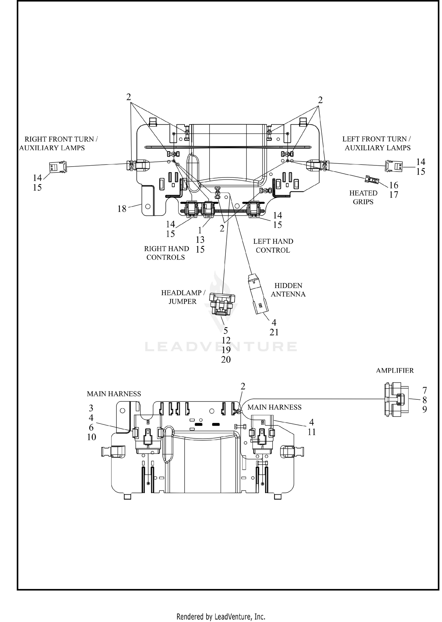 WIRING HARNESS, FAIRING