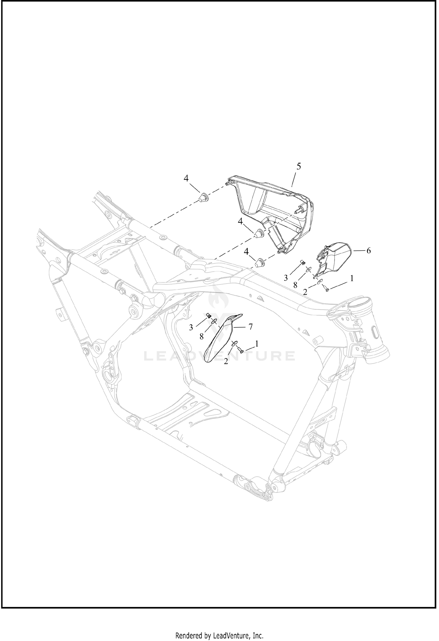 SIDE COVERS AND AIR DEFLECTORS