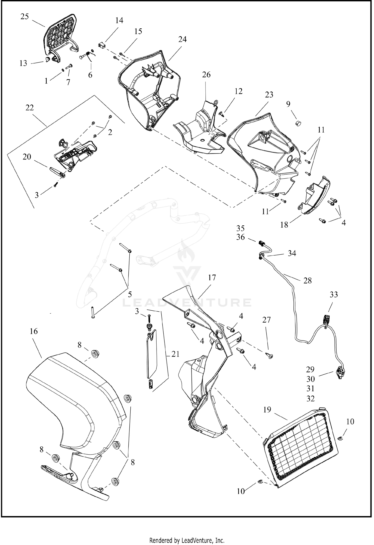 FAIRING, LOWER, RIGHT - FLHXL/FLTRXL