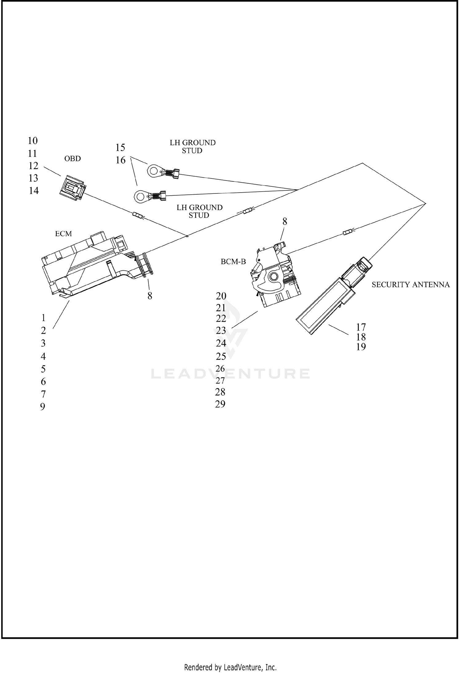 WIRING HARNESS, MAIN (5 OF 11)