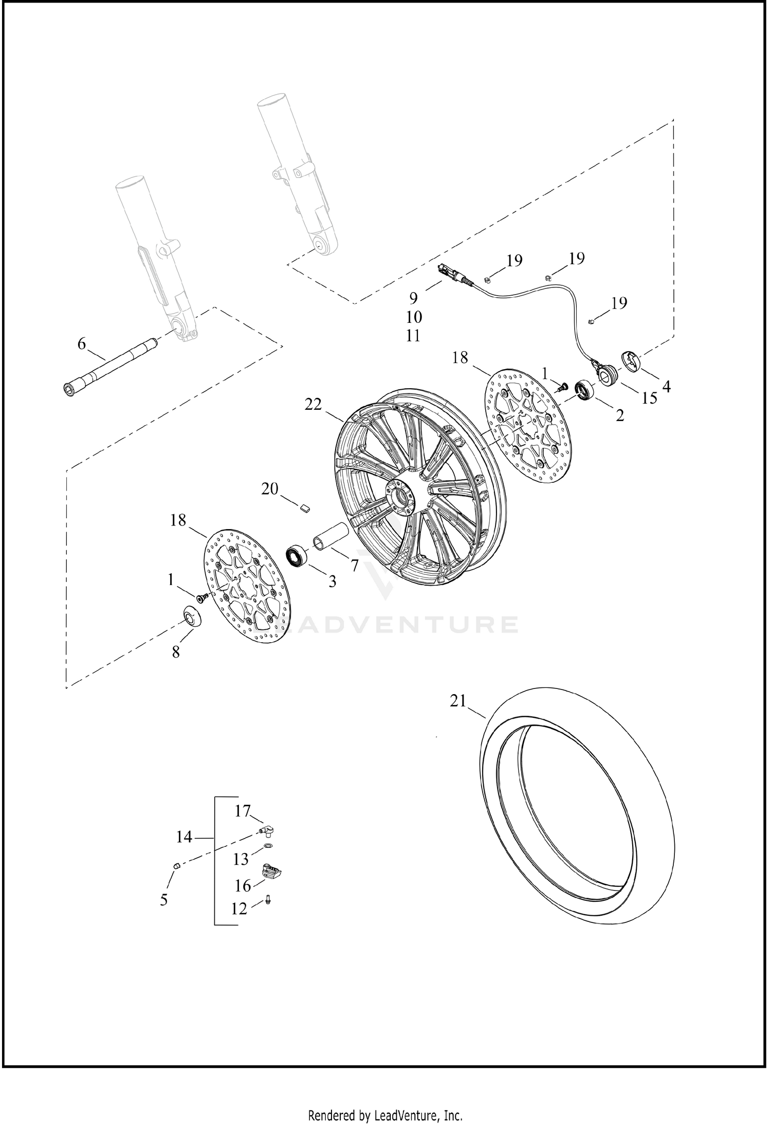 WHEEL, FRONT