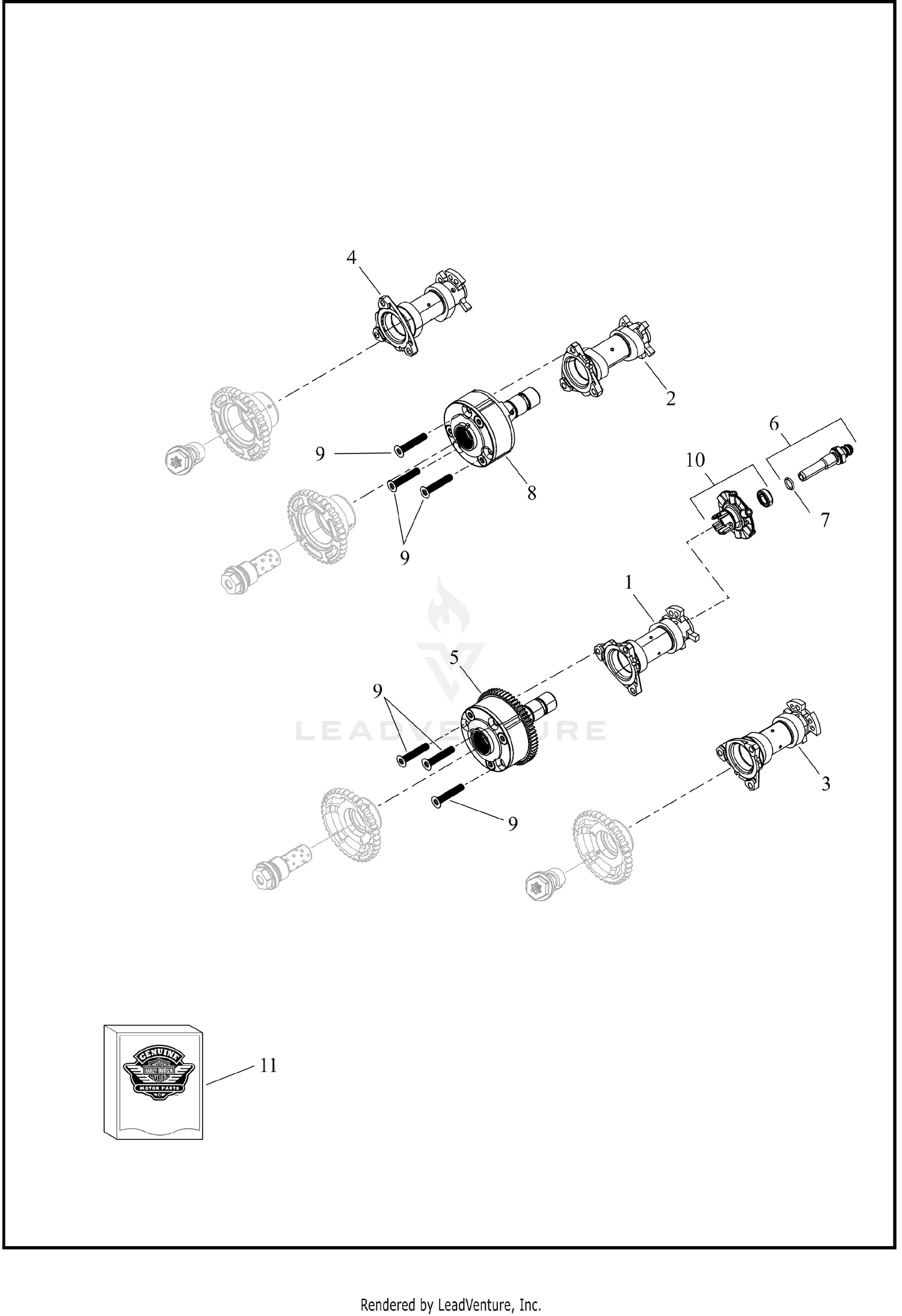 CAM SHAFT AND CAM PHASER