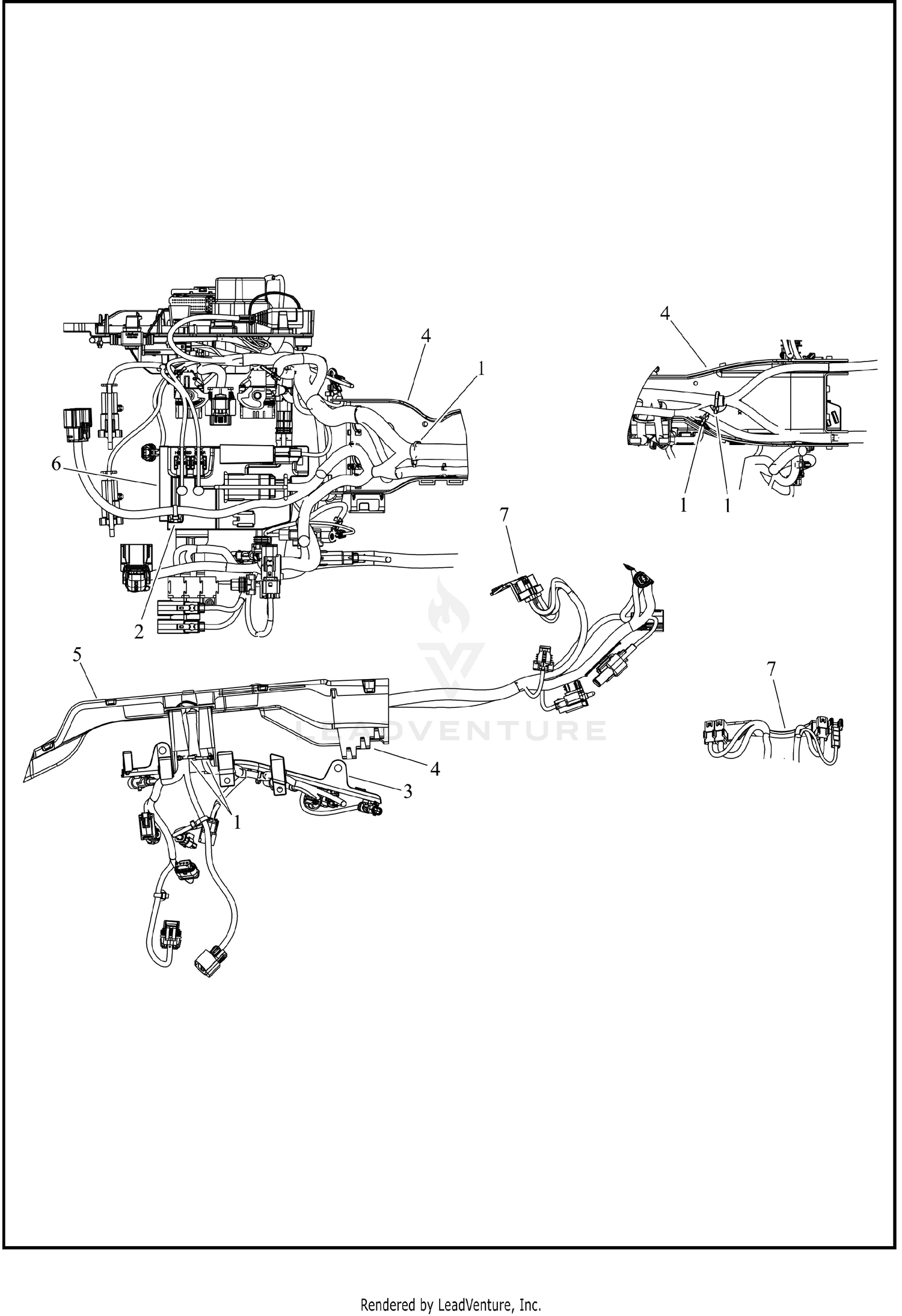 WIRING HARNESS, MAIN (9 OF 11)