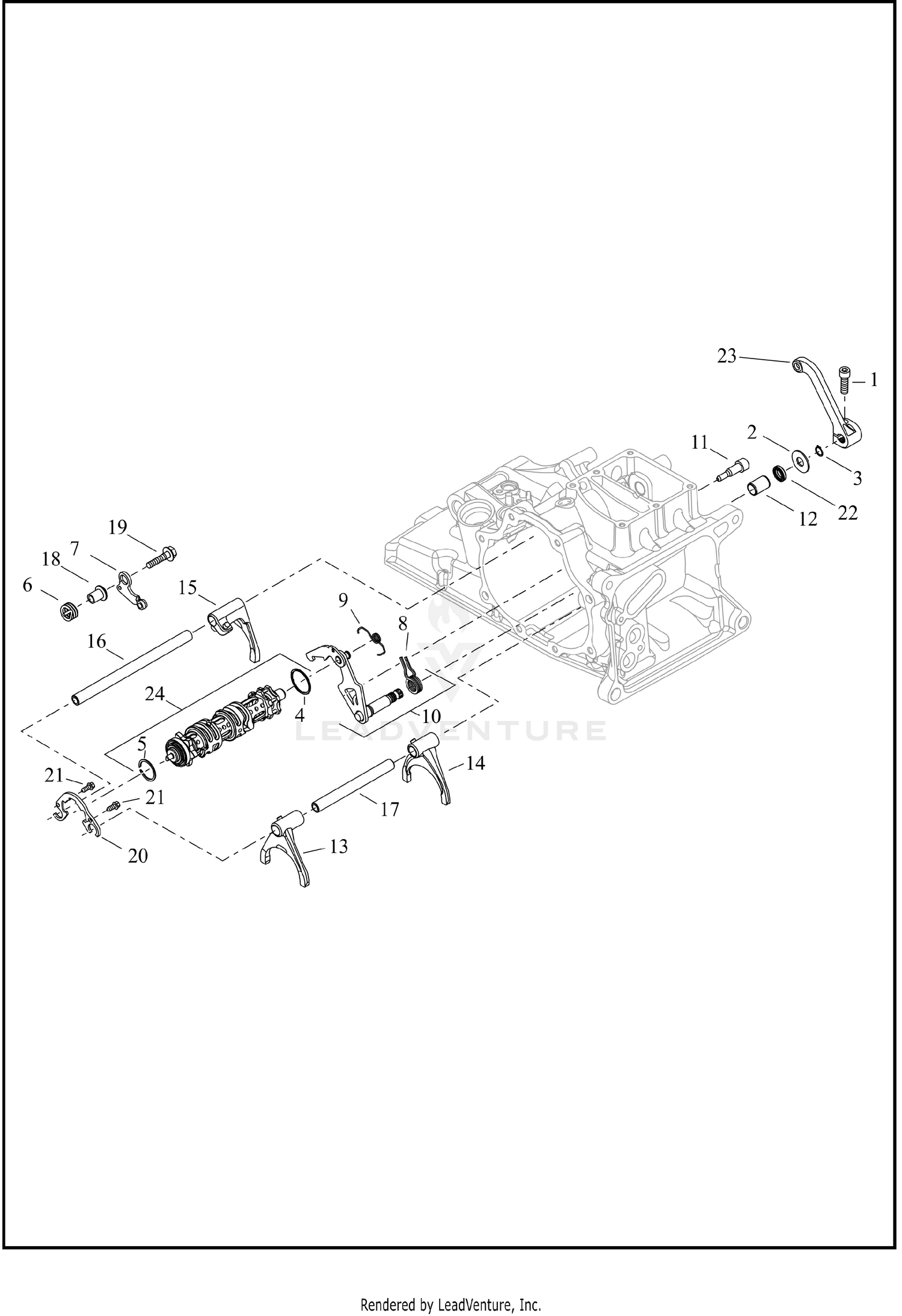 TRANSMISSION SHIFT MECHANISM