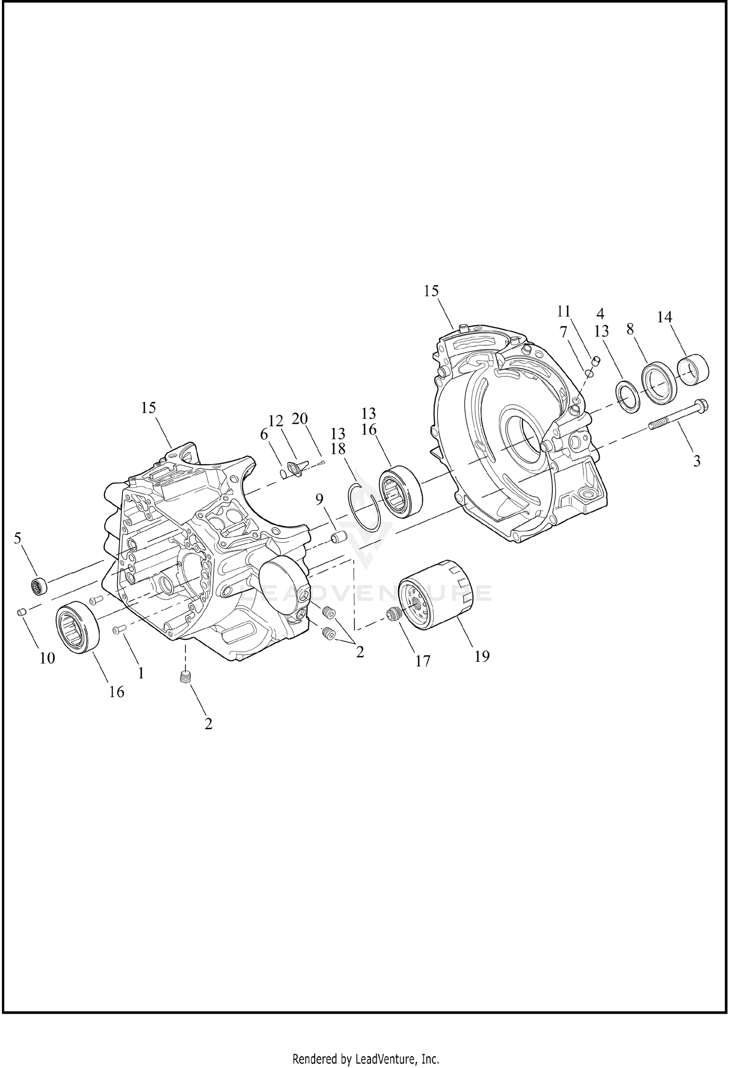 CRANKCASE & ENGINE OIL FILTER - TWIN CAM 96™