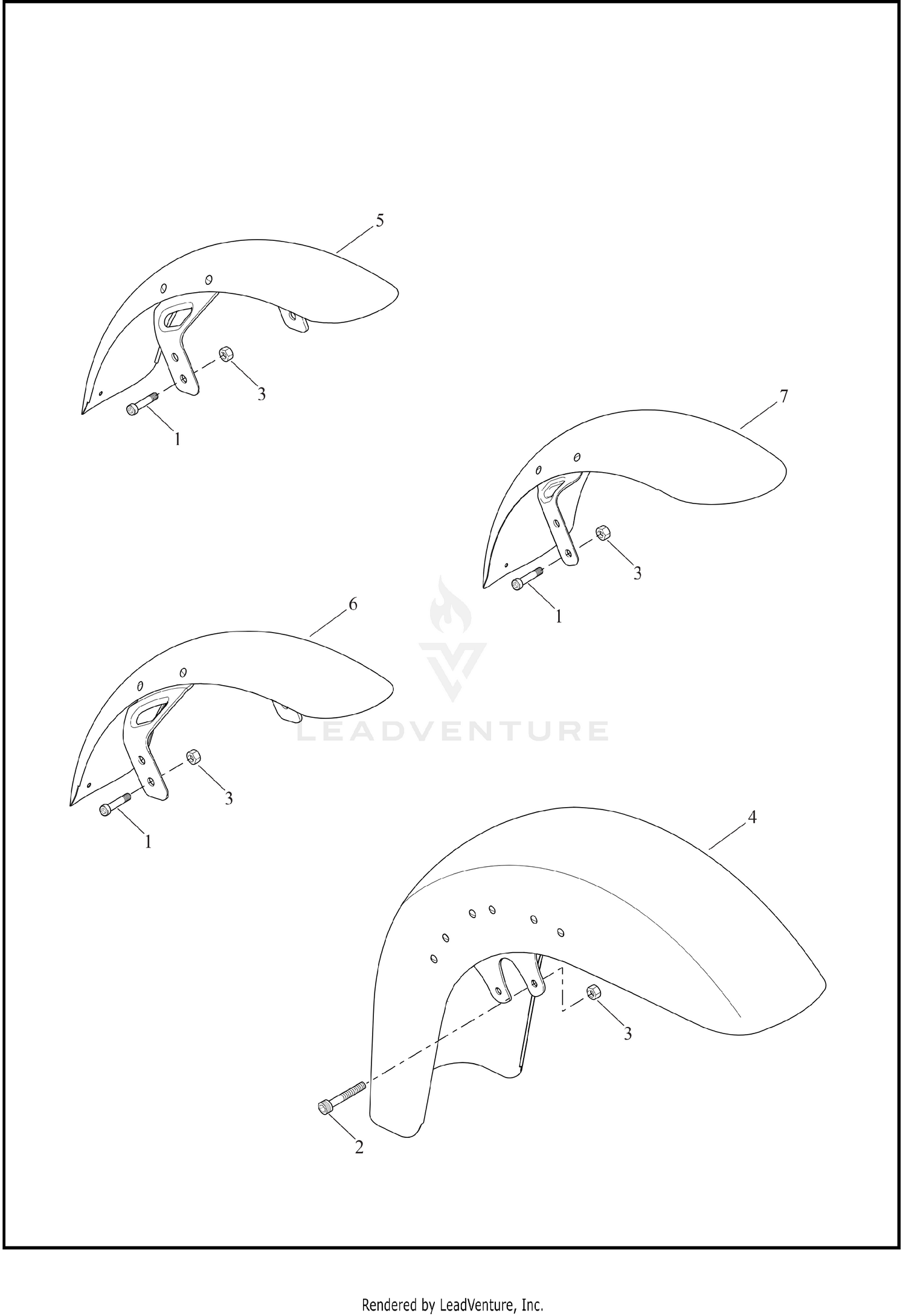 FENDERS, FRONT
