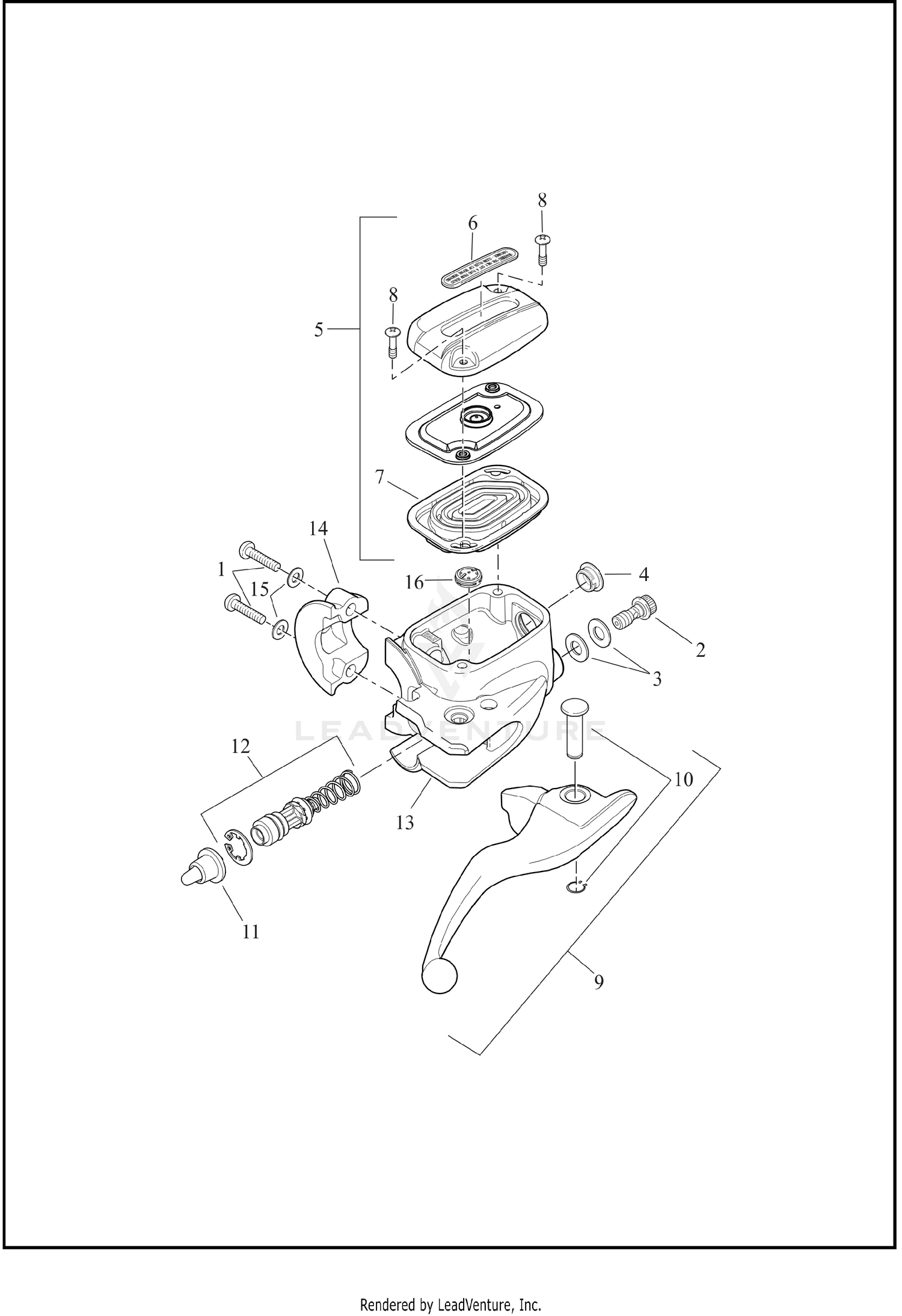 BRAKE CONTROL, FRONT