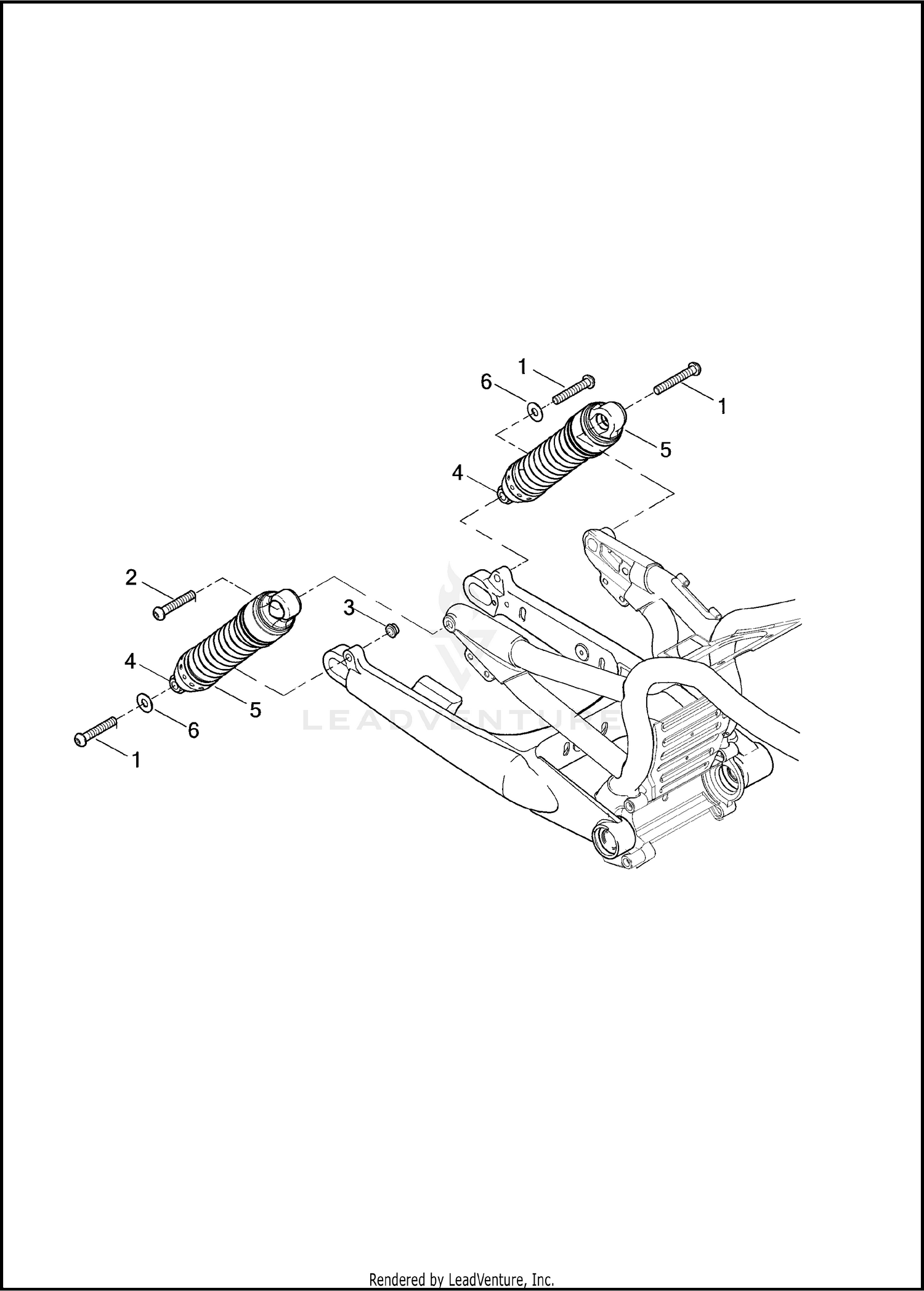 SHOCK ABSORBERS, REAR