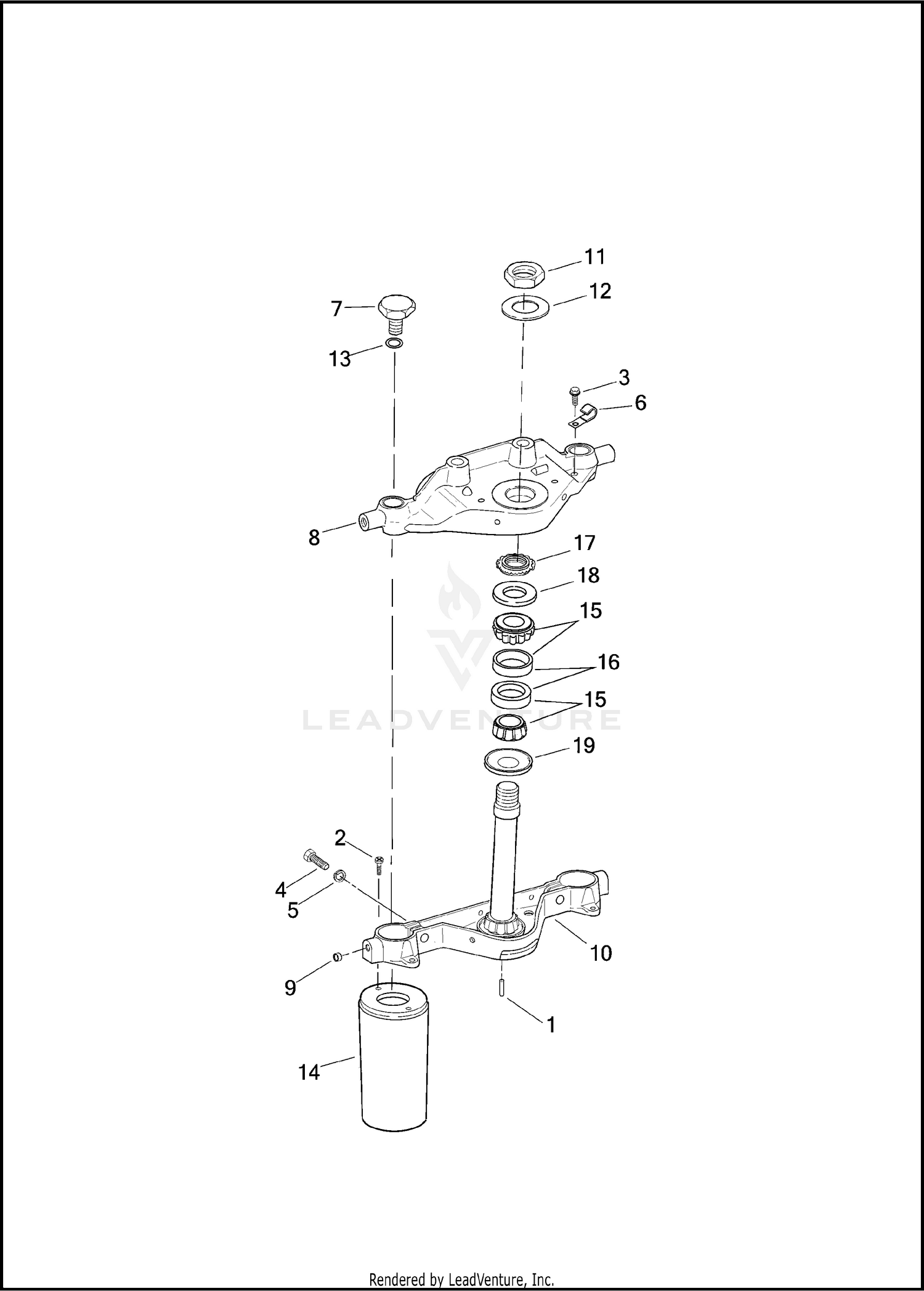 FORK BRACKETS, FRONT