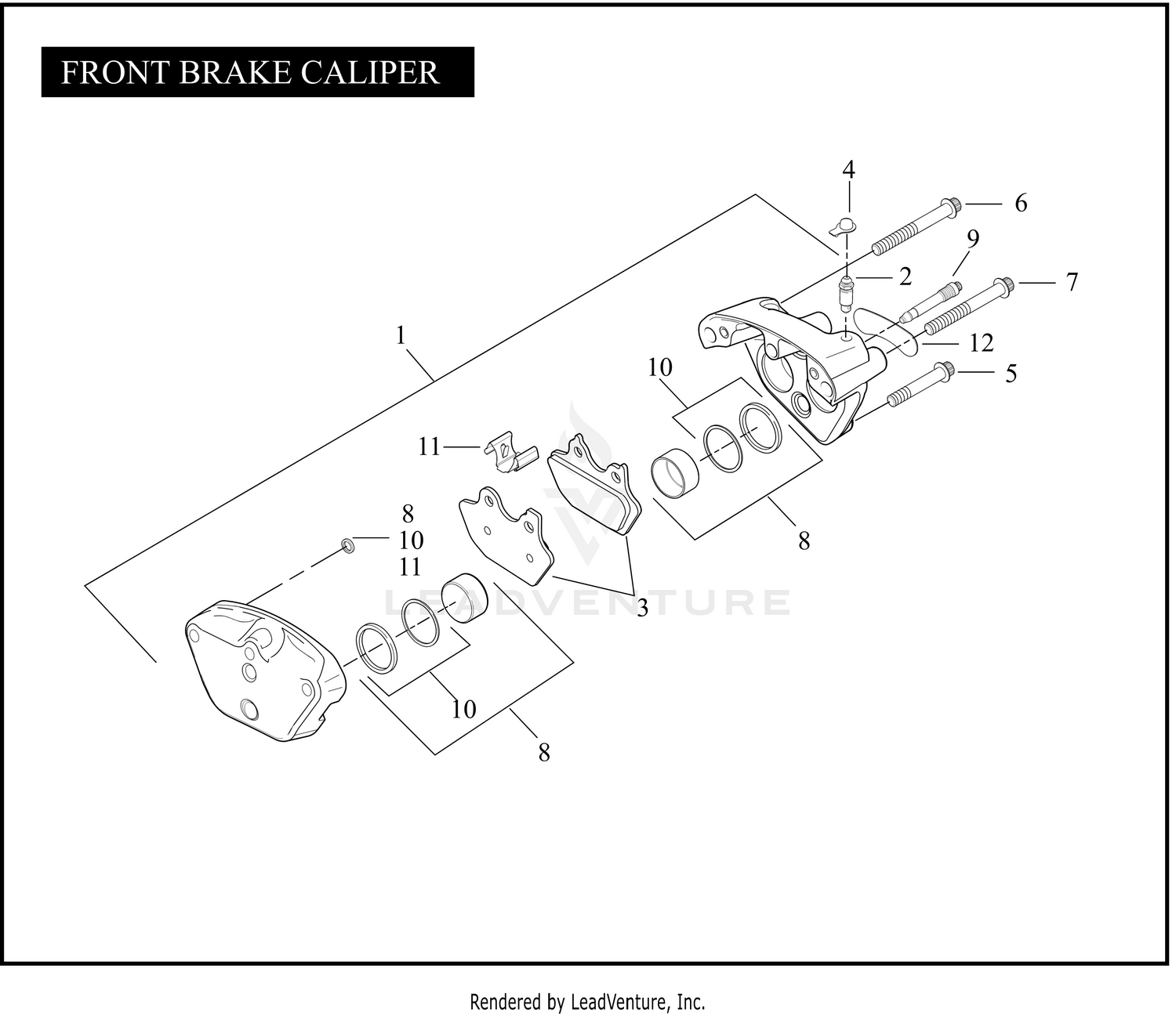 FRONT BRAKE CALIPER