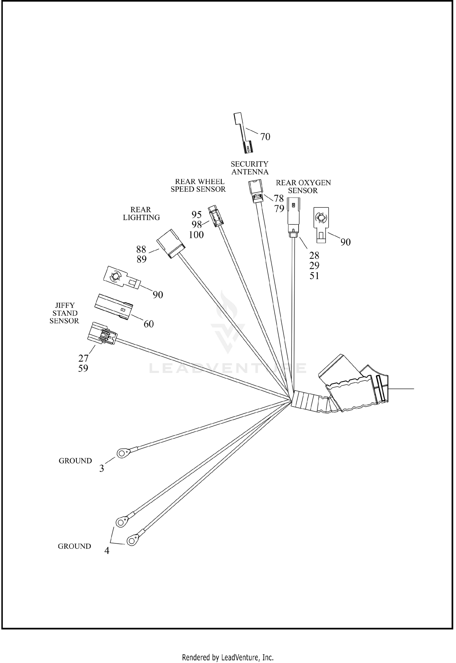 WIRING HARNESS, MAIN, ABS (2 OF 6)