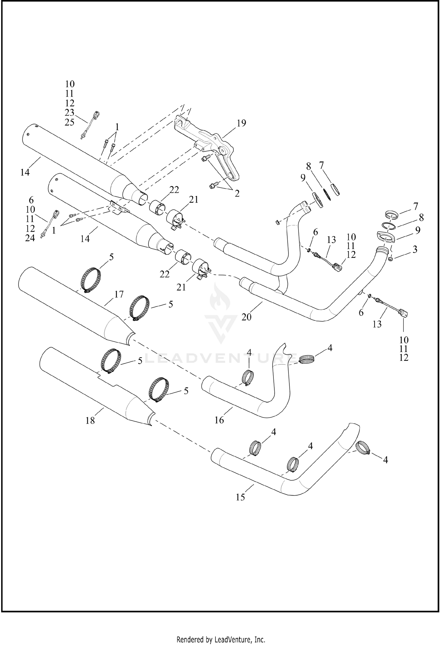 EXHAUST SYSTEM - FLFB, FXBR, FLSTFI