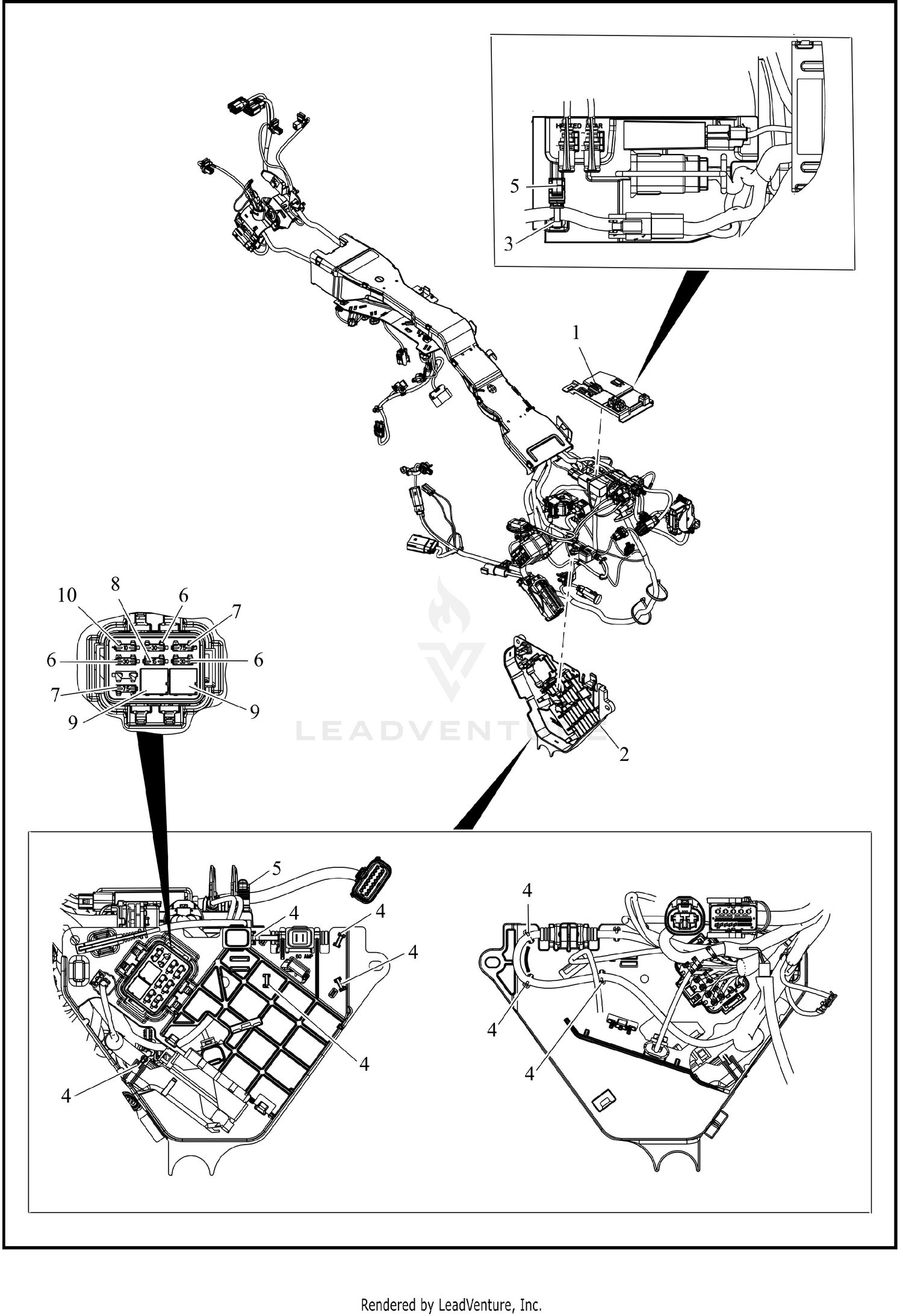 WIRING HARNESS, MAIN (10 OF 11)